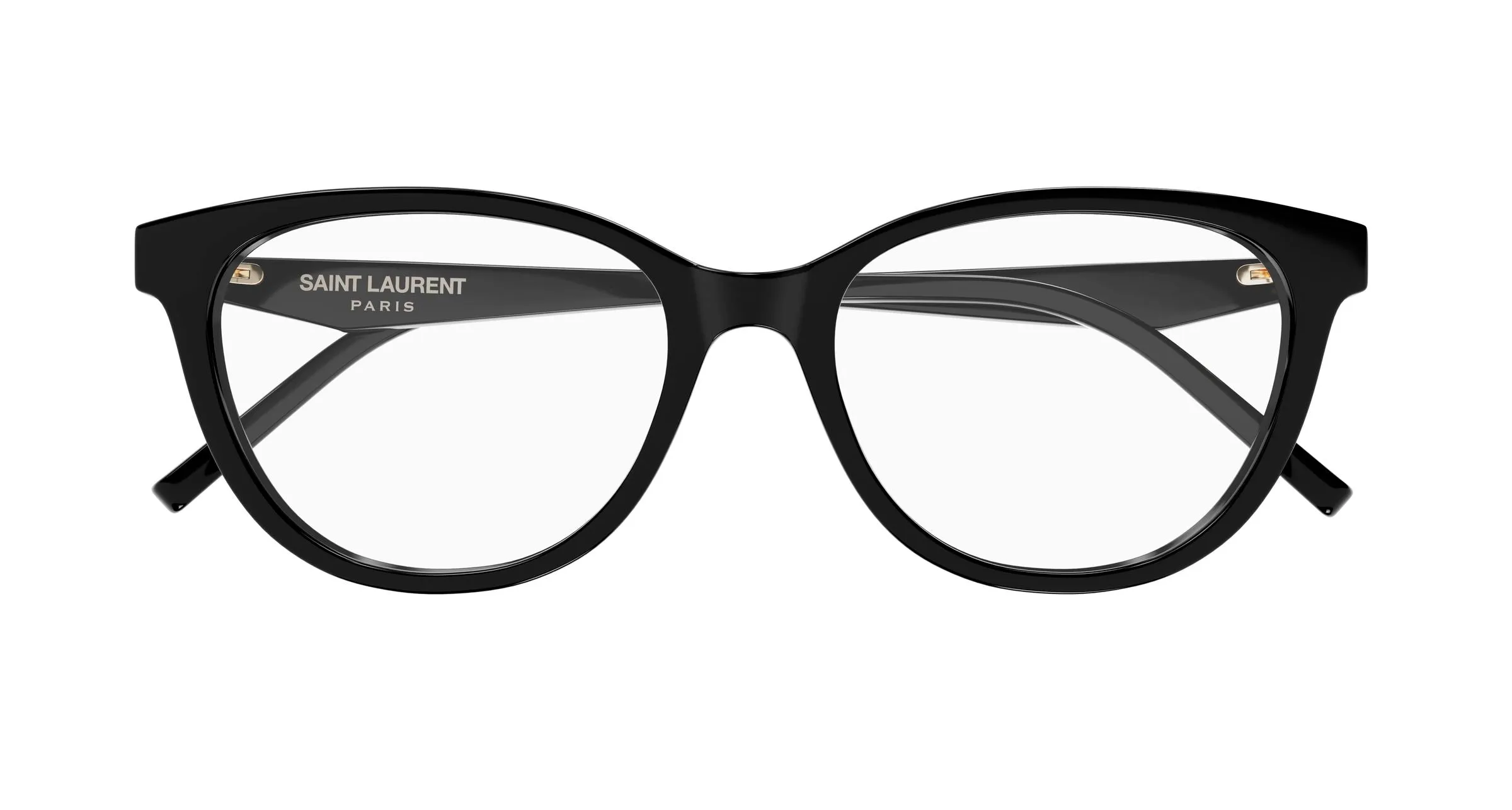 SAINT LAURENT SL M188/F 001 Montature da vista Acetato Nero Trasparente Cat Eye - immagine 2