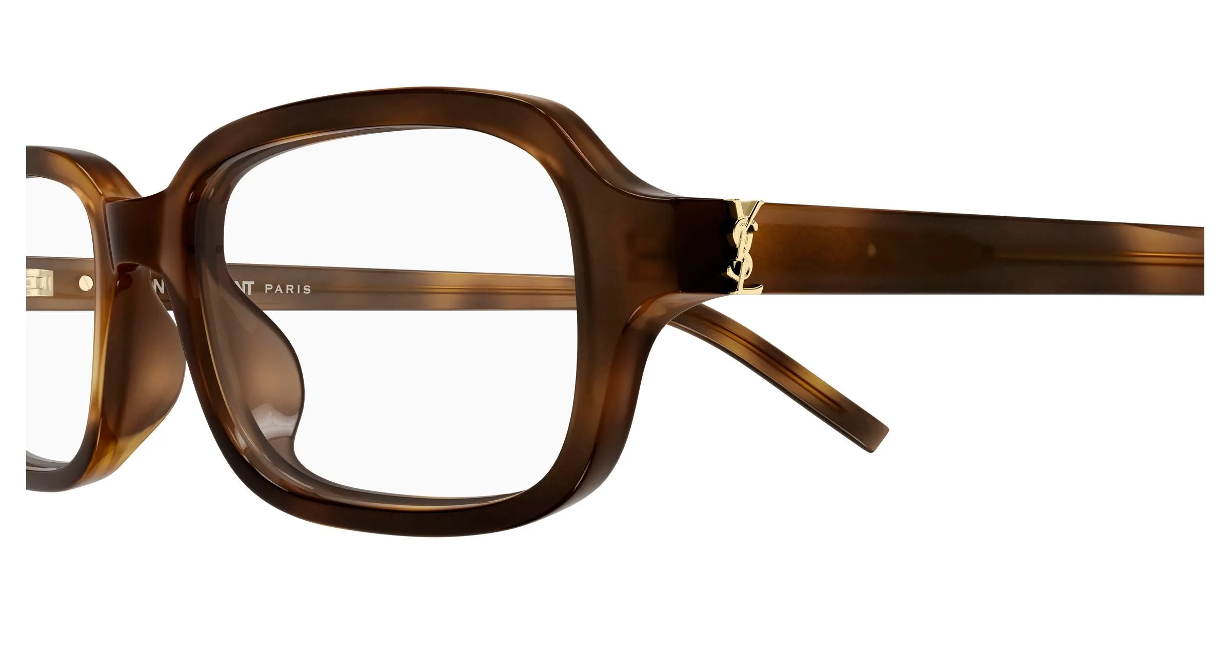 SAINT LAURENT SL M180/F 003 Montature da vista Acetato Havana Trasparente Squadrata - immagine 3