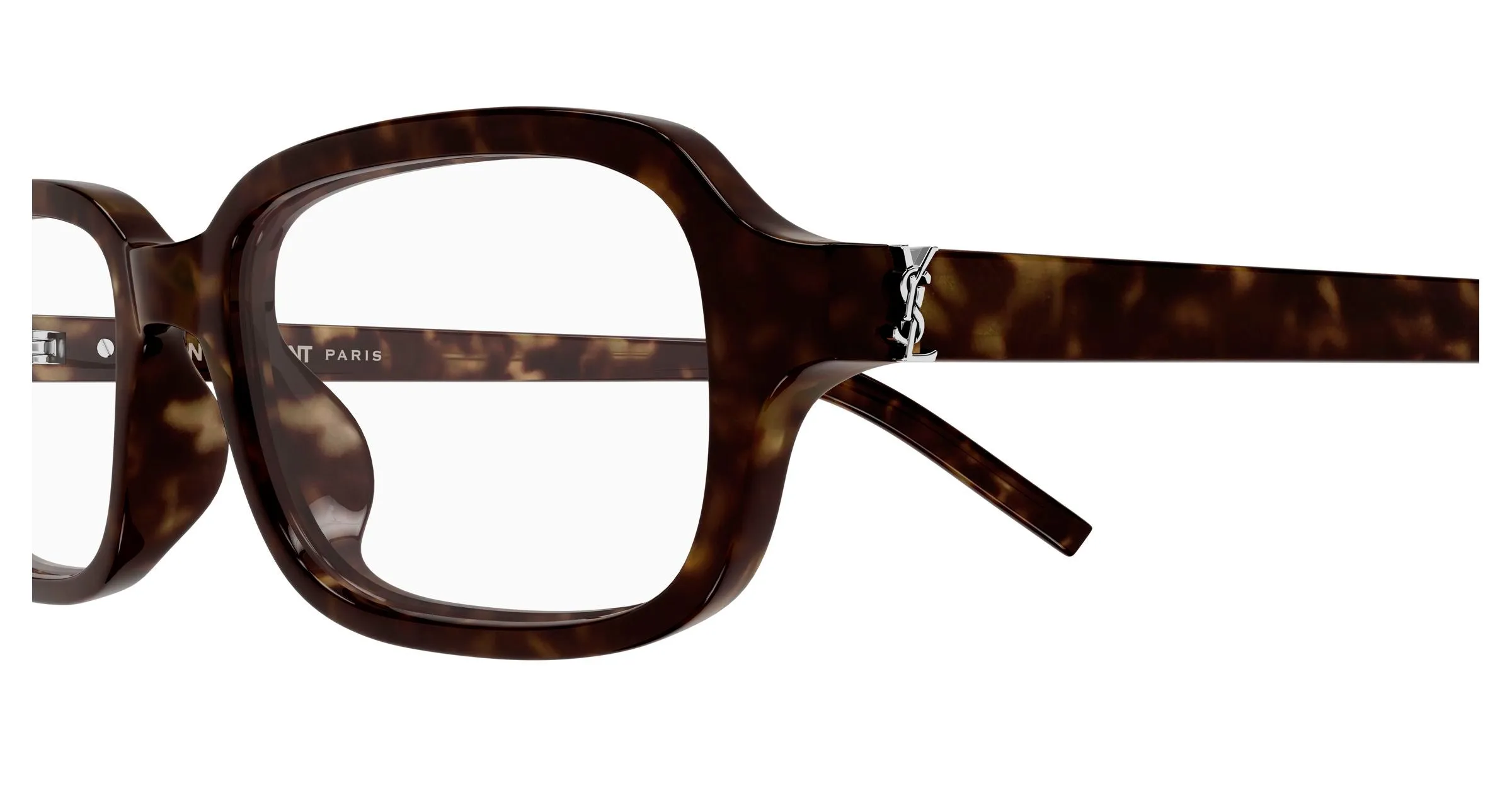 SAINT LAURENT SL M180/F 002 Montature da vista Acetato Havana Trasparente Squadrata - immagine 3