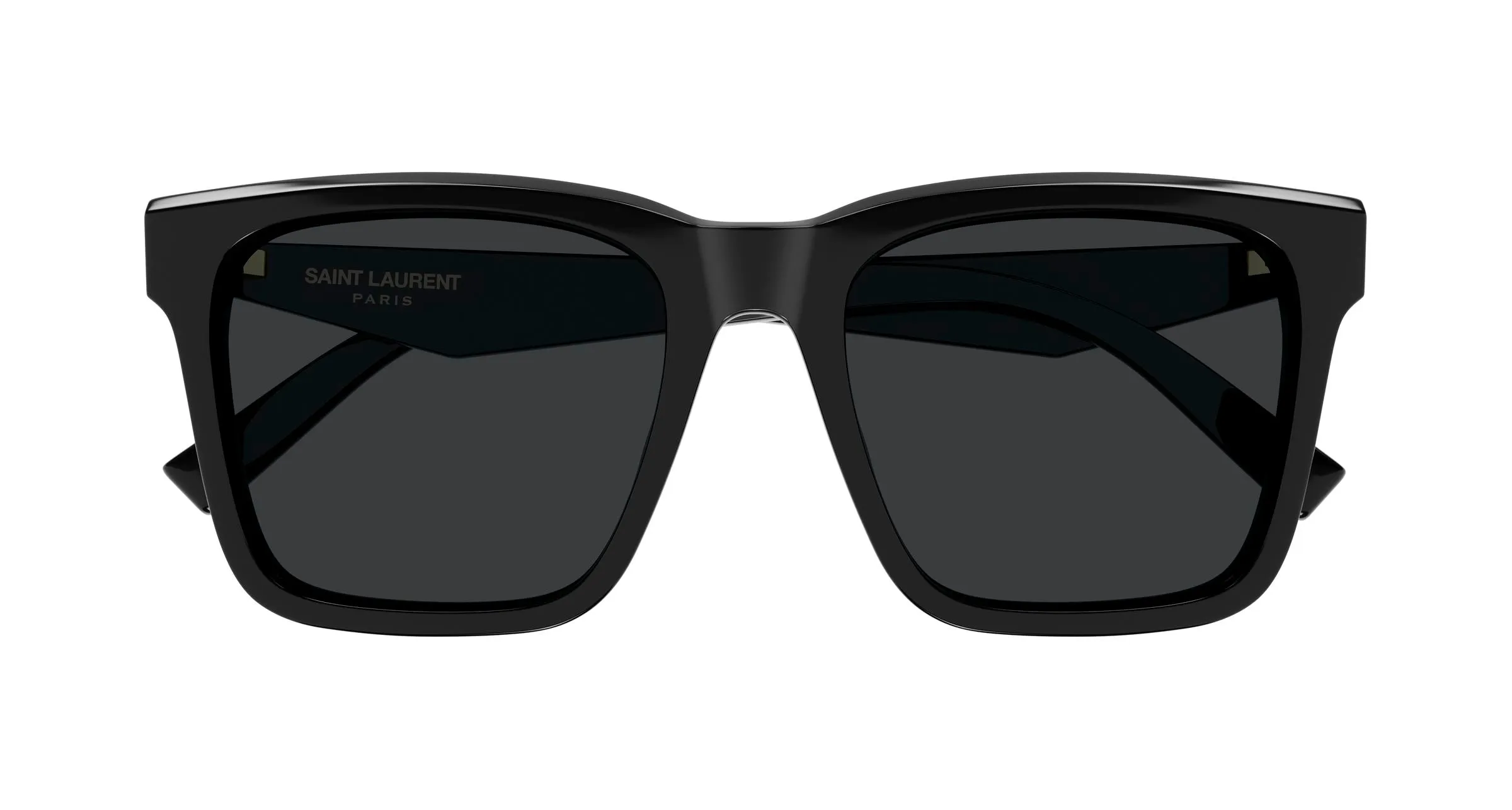 SAINT LAURENT SL M170 001 Occhiali da sole Acetato Nero Nero Squadrata - immagine 2