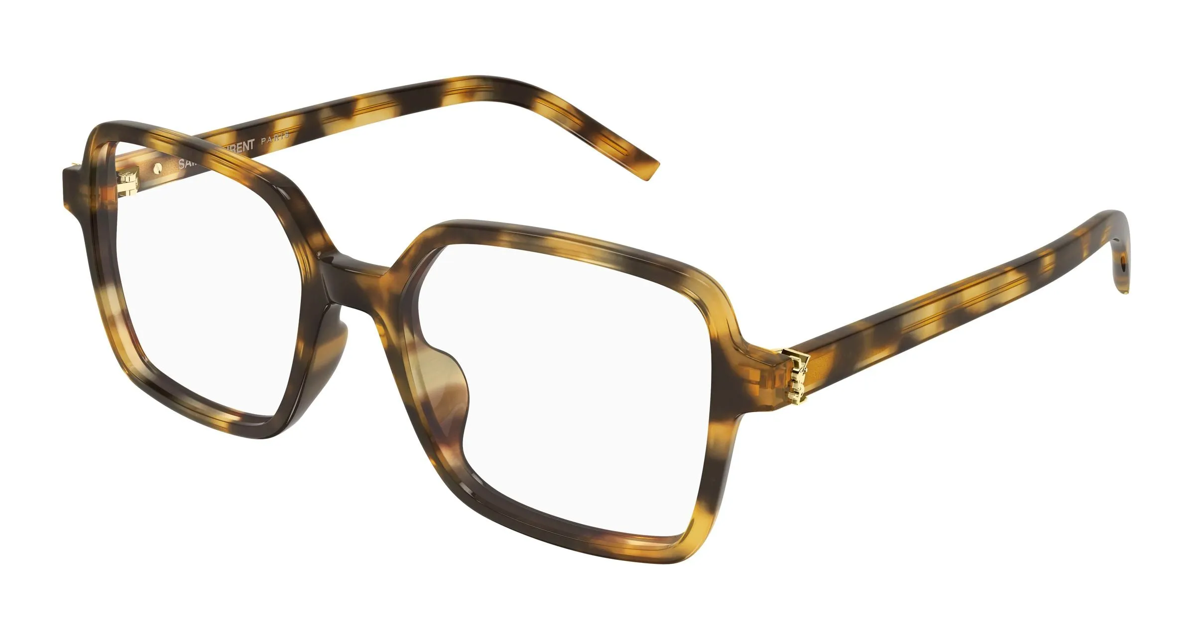 SAINT LAURENT SL M139 014 Montature da vista Acetato Havana Trasparente Squadrata - immagine 1