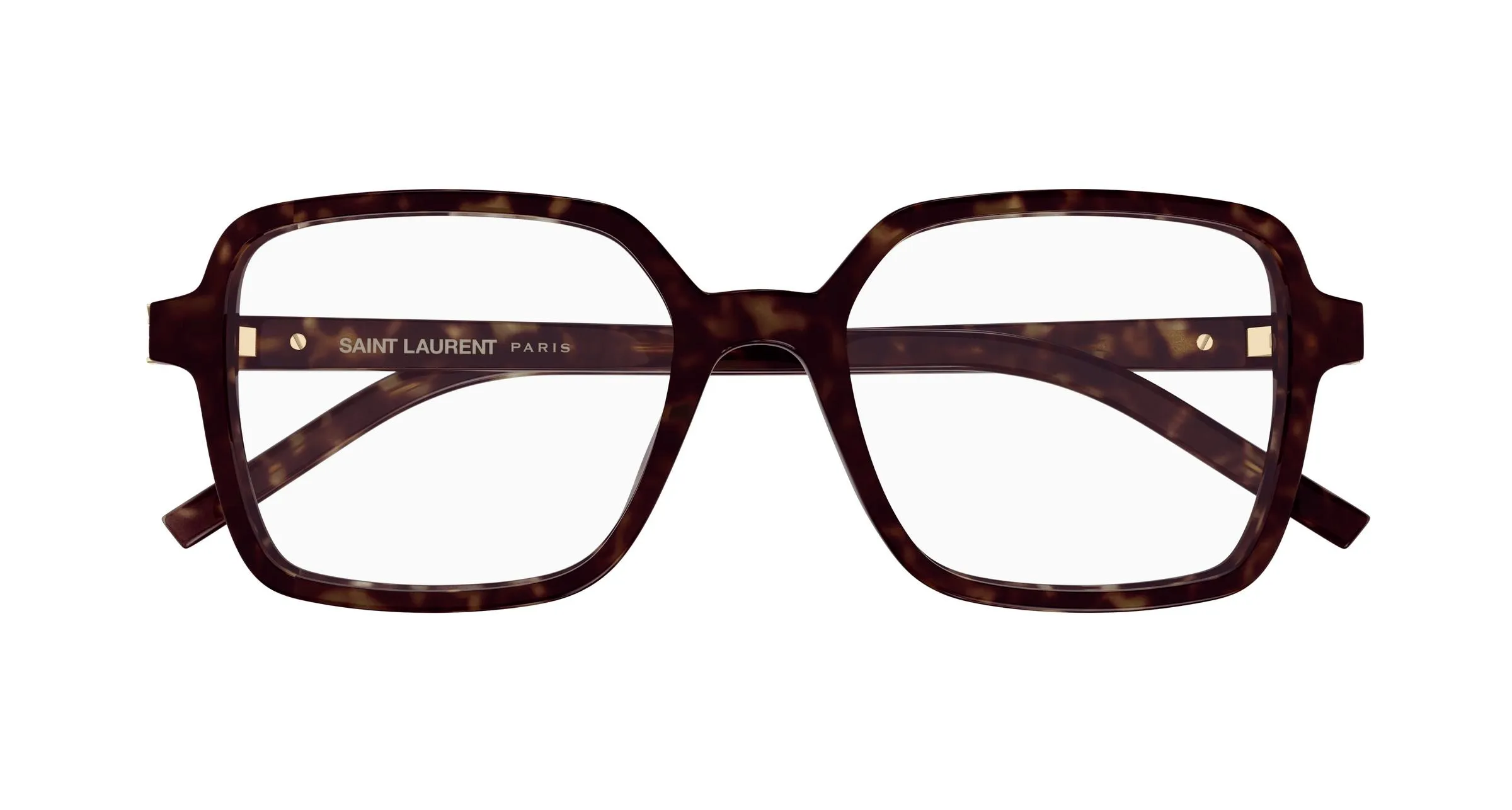 SAINT LAURENT SL M139 012 Montature da vista Acetato Havana Trasparente Squadrata - immagine 2