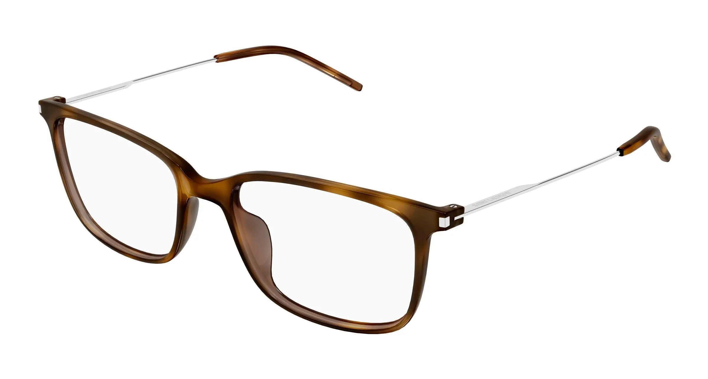 SAINT LAURENT SL 956 006 Montature da vista Bio-iniettato Havana Trasparente Squadrata - immagine 1