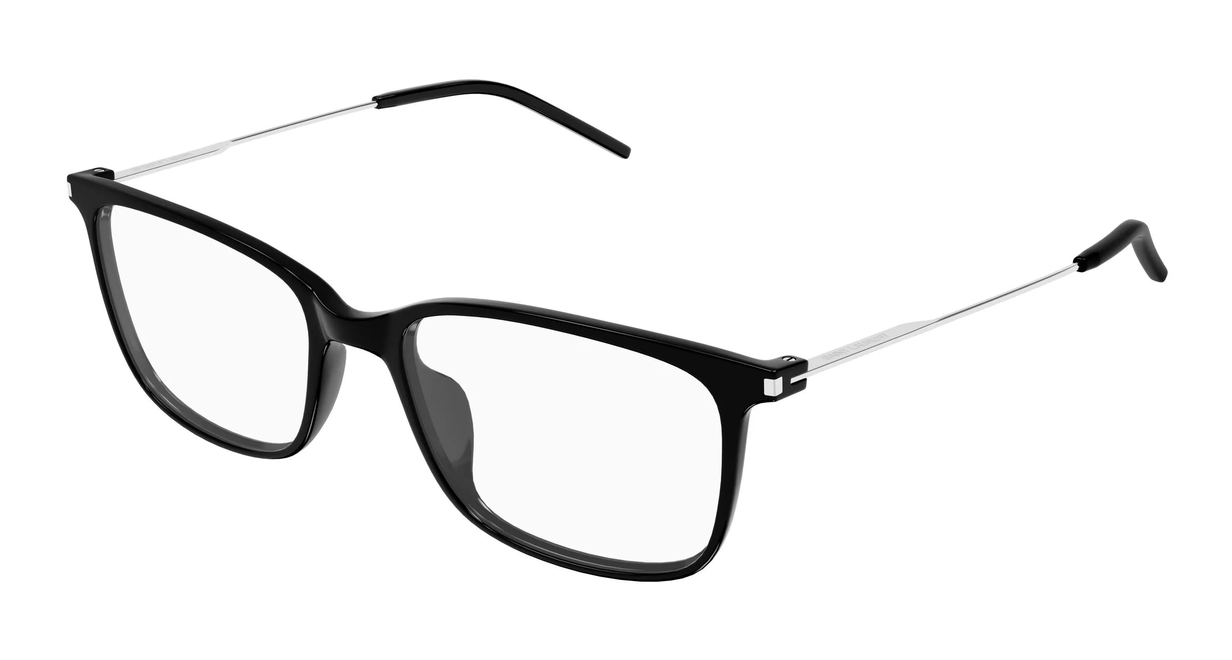 SAINT LAURENT SL 956 005 Montature da vista Bio-iniettato Nero Trasparente Squadrata - immagine 1