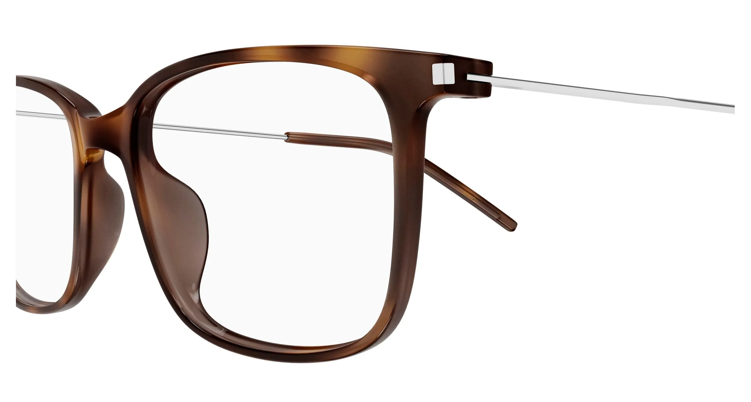 SAINT LAURENT SL 956 005 Montature da vista Bio-iniettato Nero Trasparente Squadrata - immagine 3