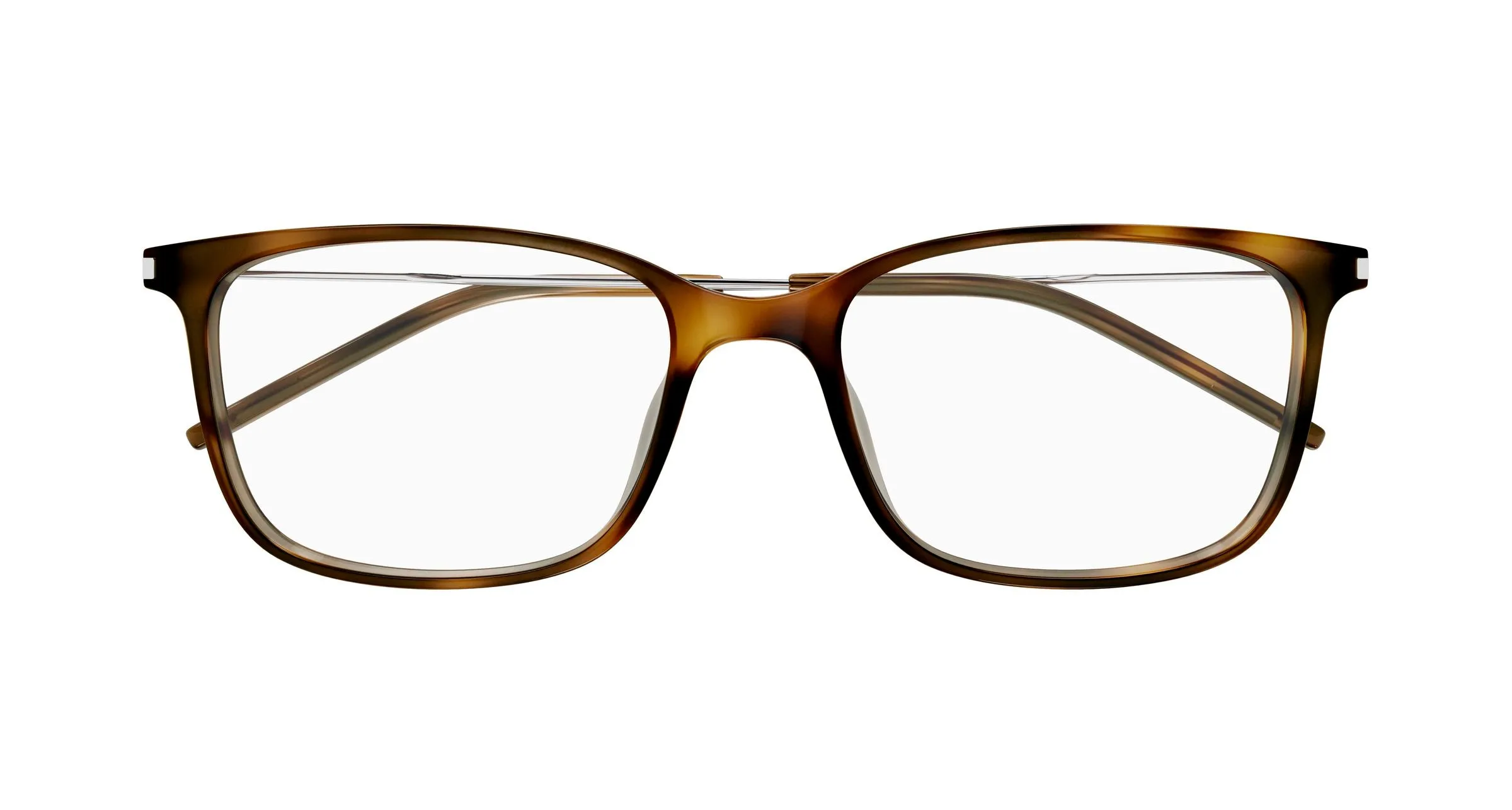 SAINT LAURENT SL 956 002 Montature da vista Bio-iniettato Havana Trasparente Squadrata - immagine 2