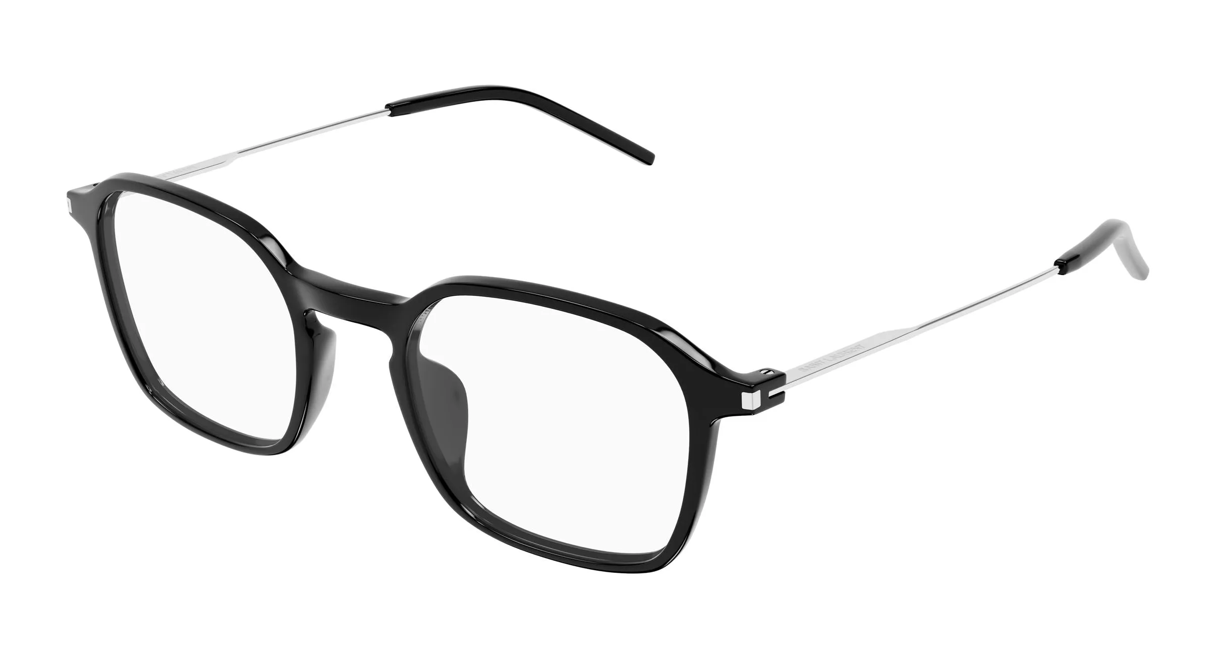 SAINT LAURENT SL 954 001 Montature da vista Bio-iniettato Nero Trasparente Squadrata - immagine 1