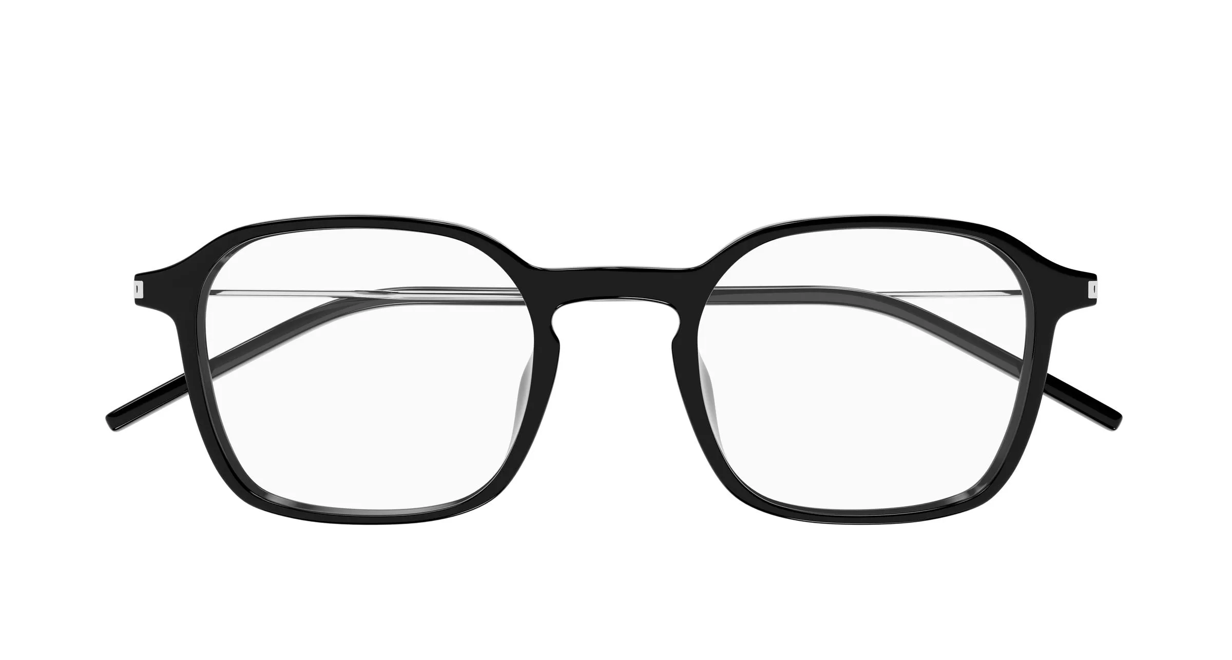 SAINT LAURENT SL 954 001 Montature da vista Bio-iniettato Nero Trasparente Squadrata - immagine 2