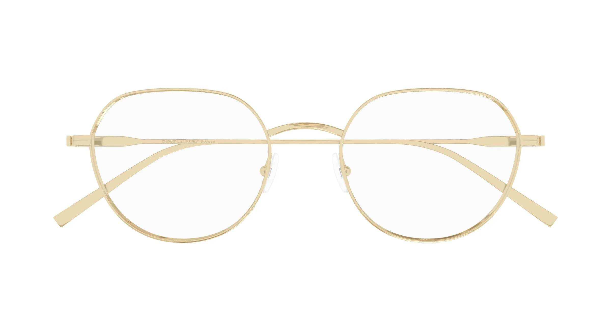 SAINT LAURENT SL 953 OPT 003 Montature da vista Metallo Oro Trasparente Rotonda - immagine 2