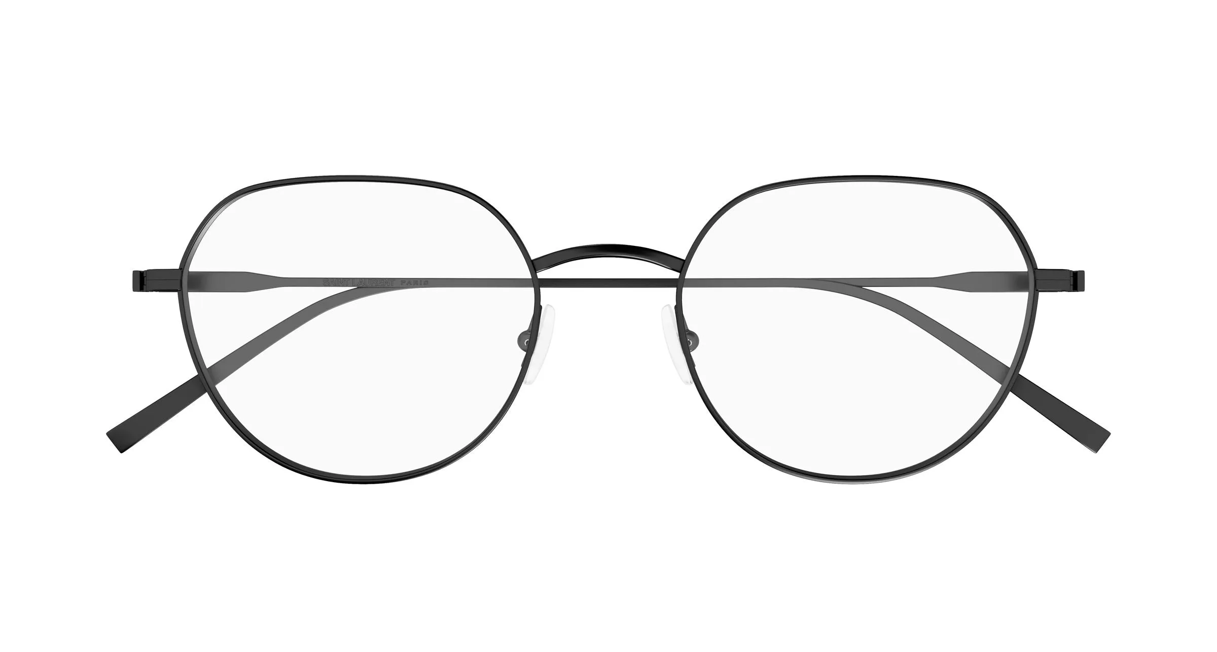 SAINT LAURENT SL 953 OPT 001 Montature da vista Metallo Nero Trasparente Rotonda - immagine 2