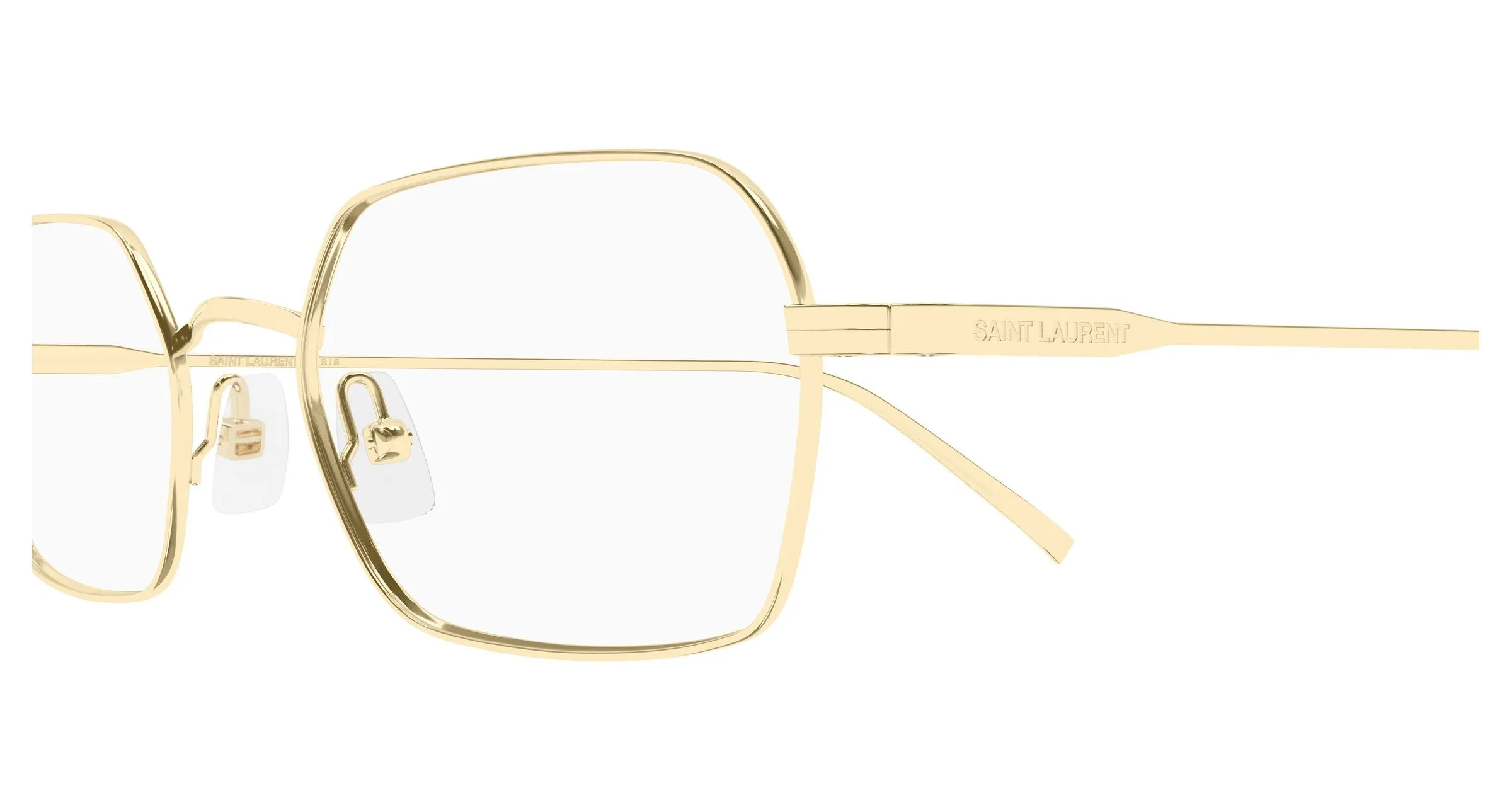 SAINT LAURENT SL 952 OPT 003 Montature da vista Metallo Oro Trasparente Squadrata - immagine 3