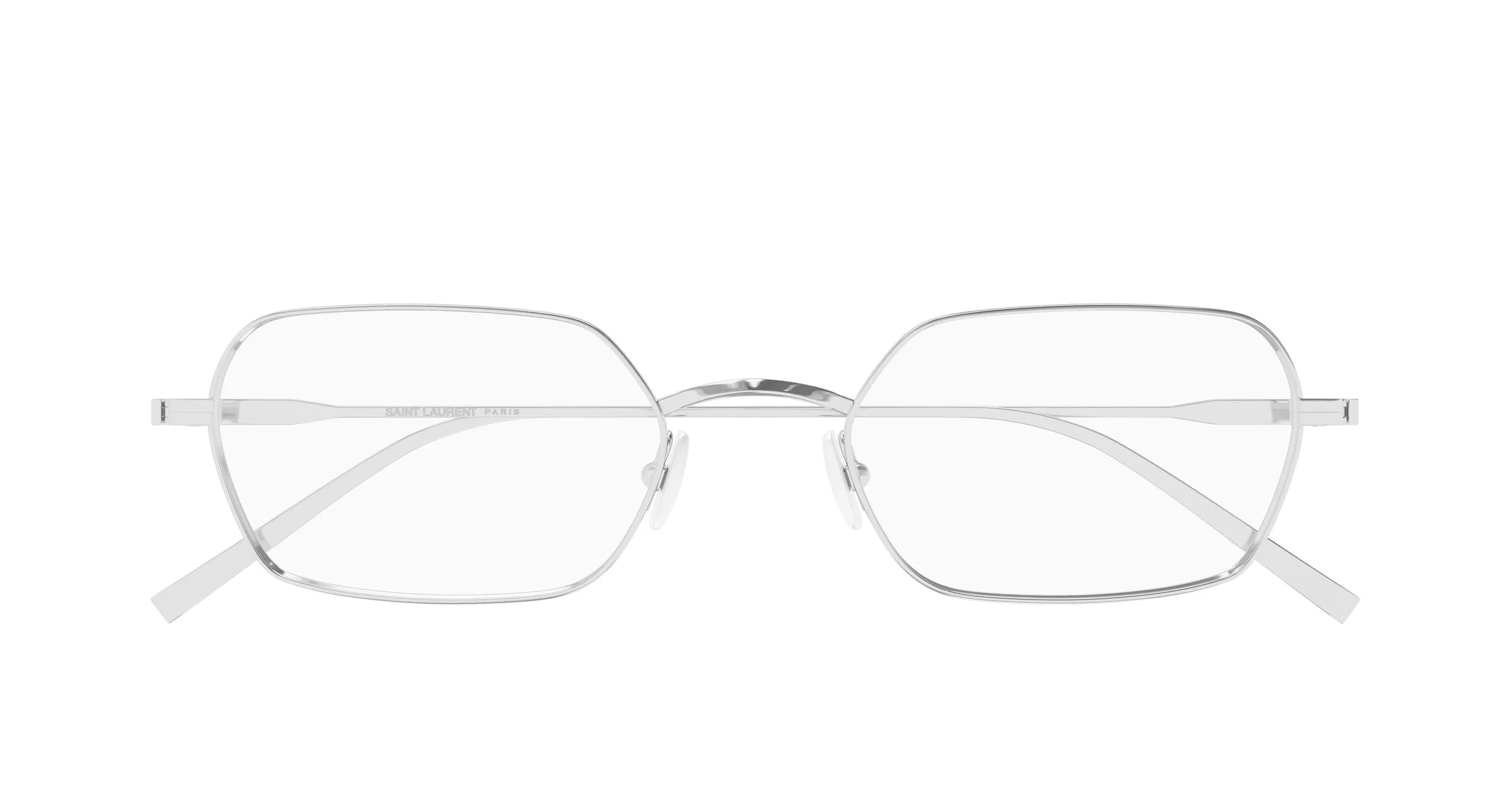 SAINT LAURENT SL 952 OPT 002 Montature da vista Metallo Argento Trasparente Squadrata - immagine 2