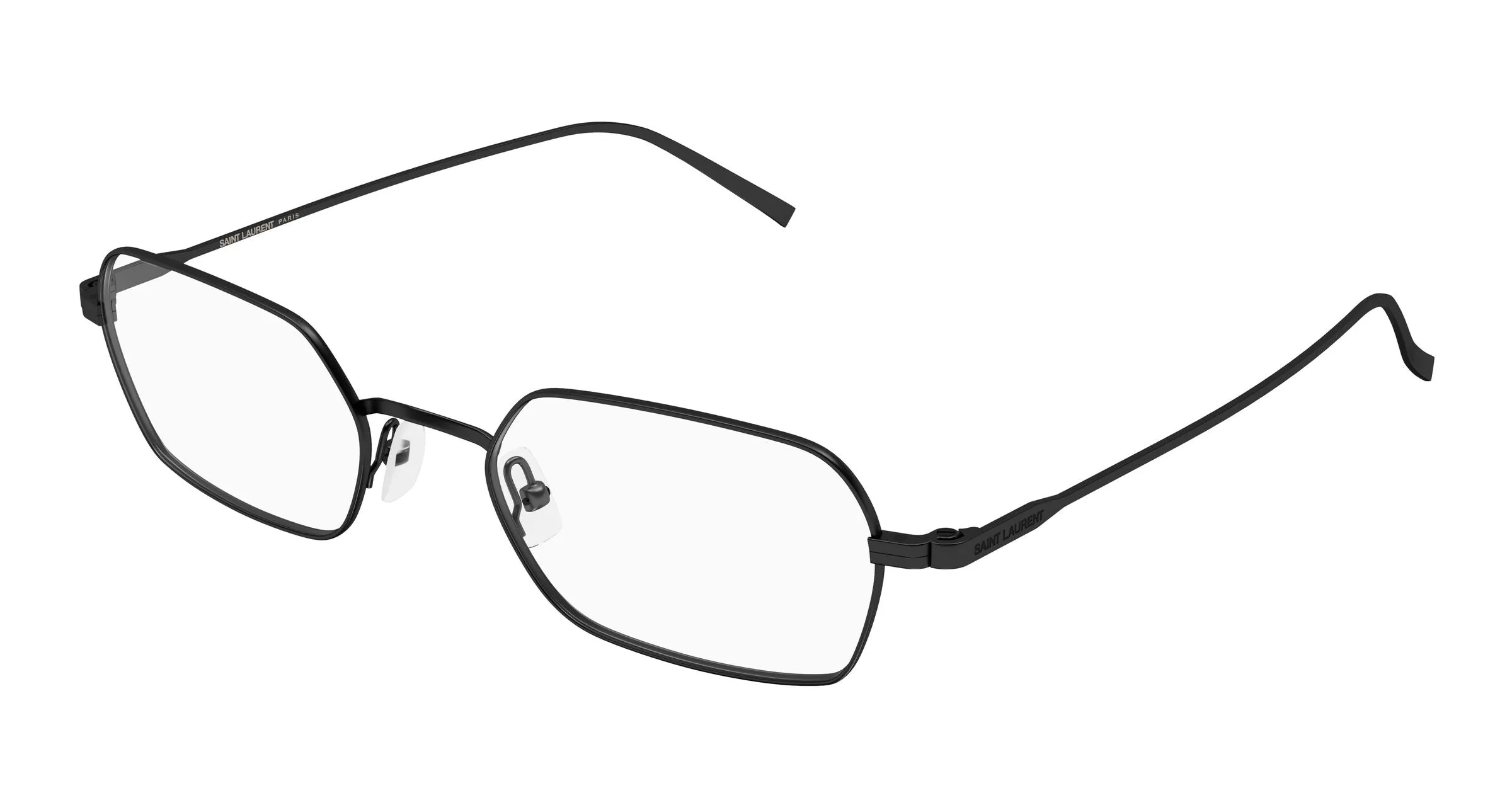SAINT LAURENT SL 952 OPT 001 Montature da vista Metallo Nero Trasparente Squadrata - immagine 1
