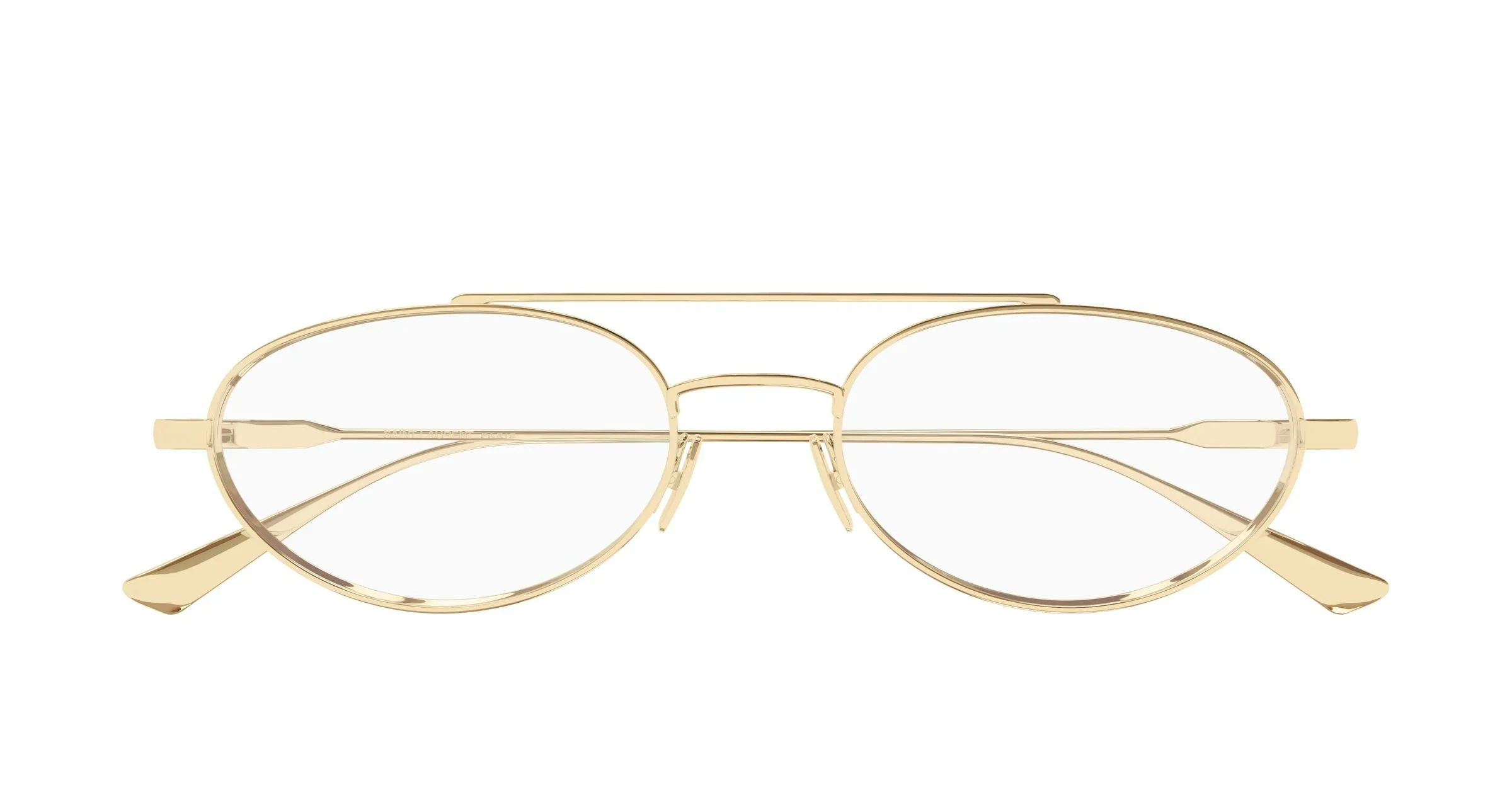 SAINT LAURENT SL 951 OPT 003 Montature da vista Metallo Oro Trasparente Pilot - immagine 2