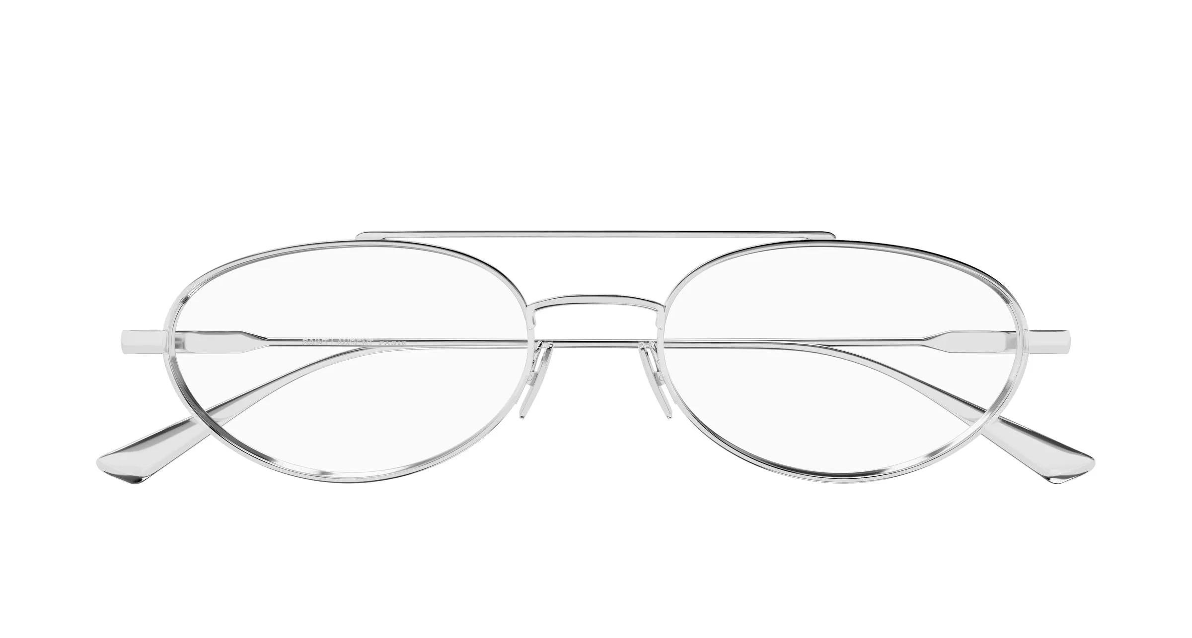 SAINT LAURENT SL 951 OPT 002 Montature da vista Metallo Argento Trasparente Pilot - immagine 2
