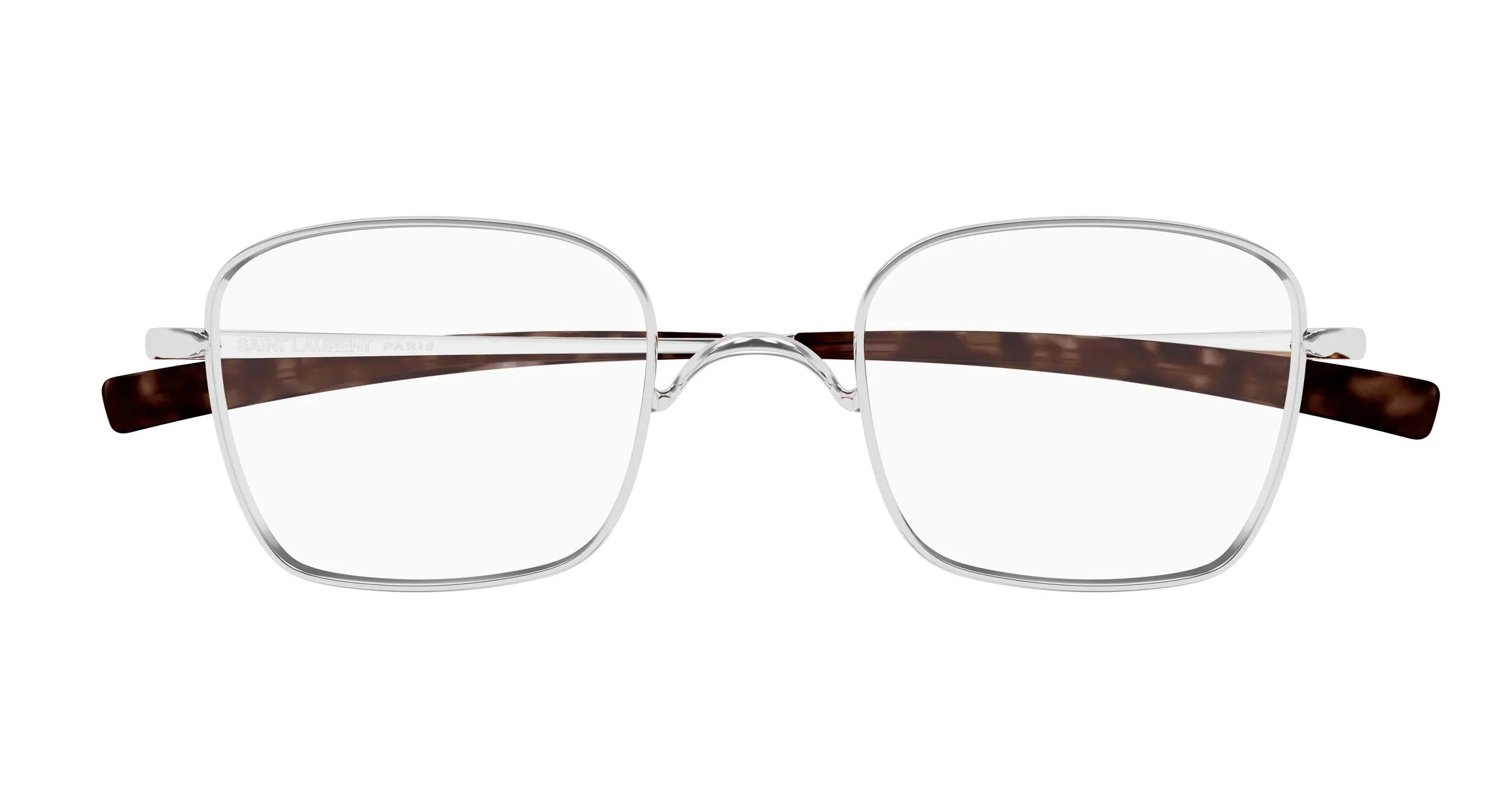 SAINT LAURENT SL 949 T OPT 002 Montature da vista Titanio Argento Trasparente Squadrata - immagine 2