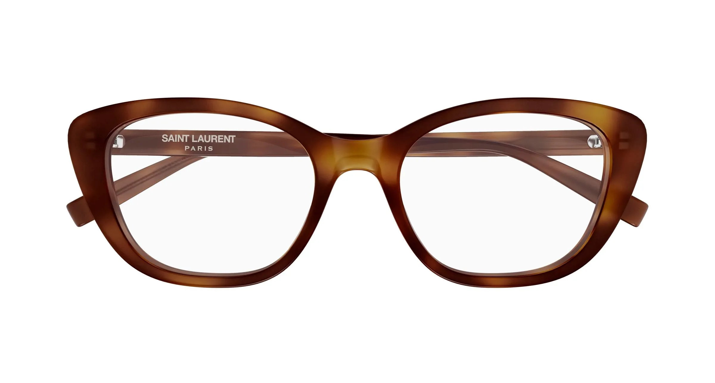 SAINT LAURENT SL 945 002 Montature da vista Acetato Havana Trasparente Cat Eye - immagine 2
