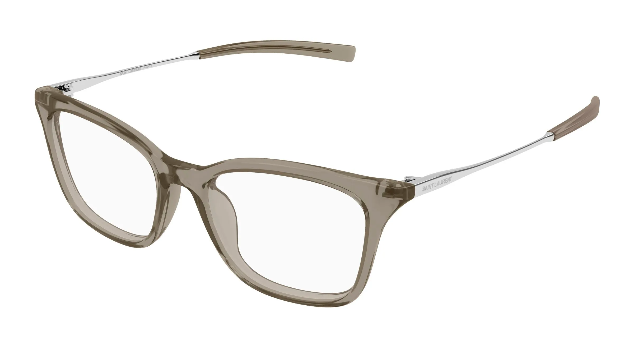 SAINT LAURENT SL 933 003 Montature da vista Acetato Marrone Trasparente Cat Eye - immagine 1