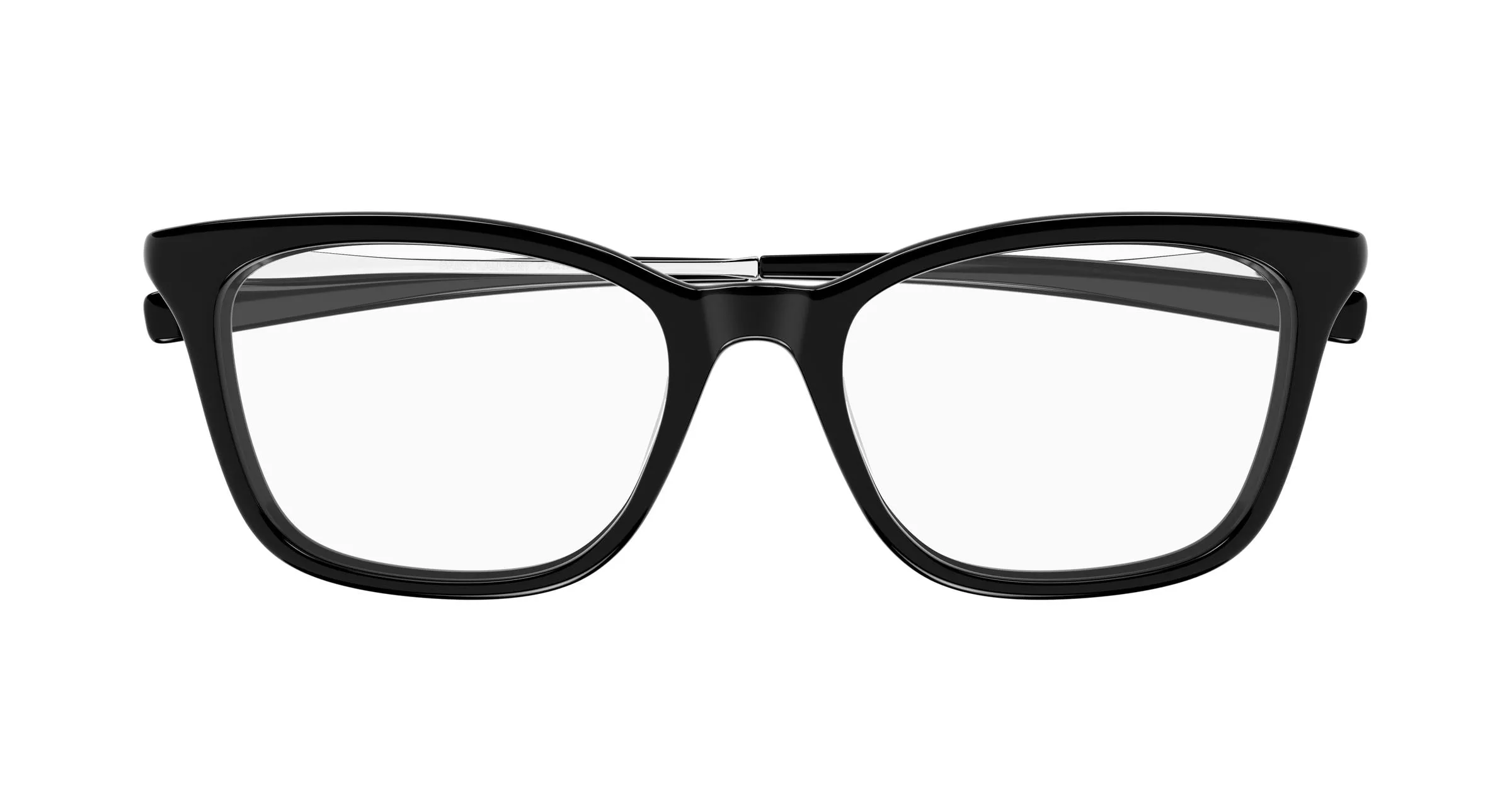 SAINT LAURENT SL 933 001 Montature da vista Acetato Nero Trasparente Cat Eye - immagine 2