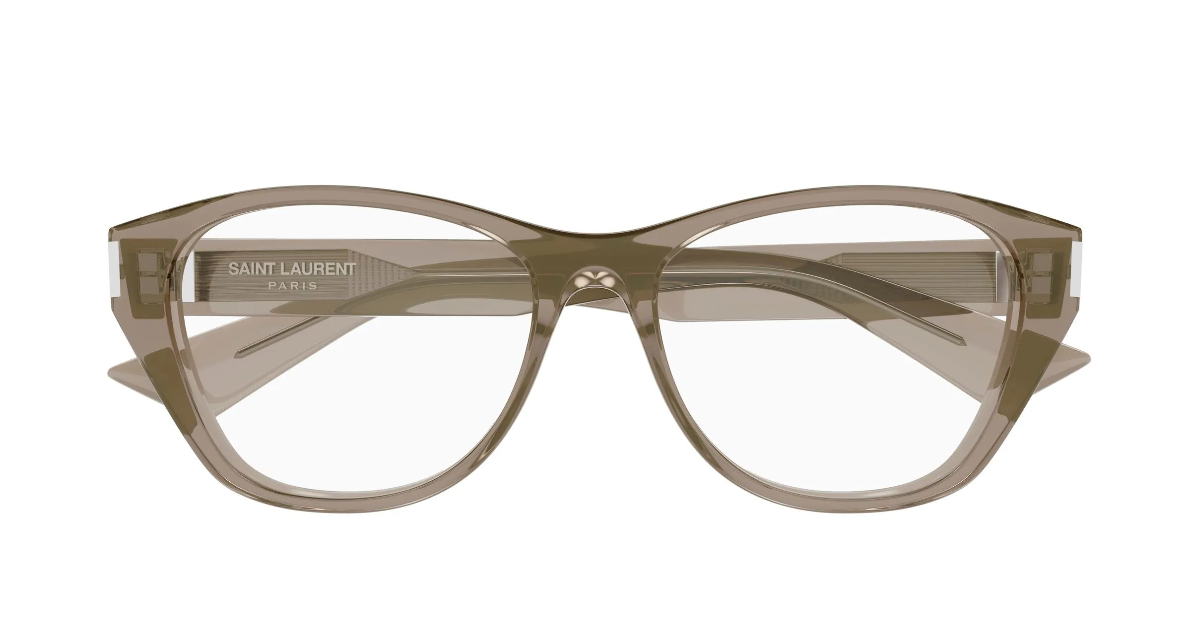 SAINT LAURENT SL 929 003 Montature da vista Acetato Marrone Trasparente Cat Eye - immagine 2