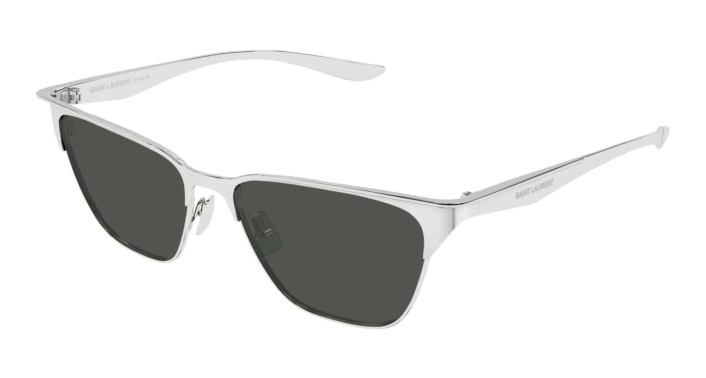 SAINT LAURENT SL 920 001 Occhiali da sole Metallo Argento Grigio Cat Eye - immagine 1
