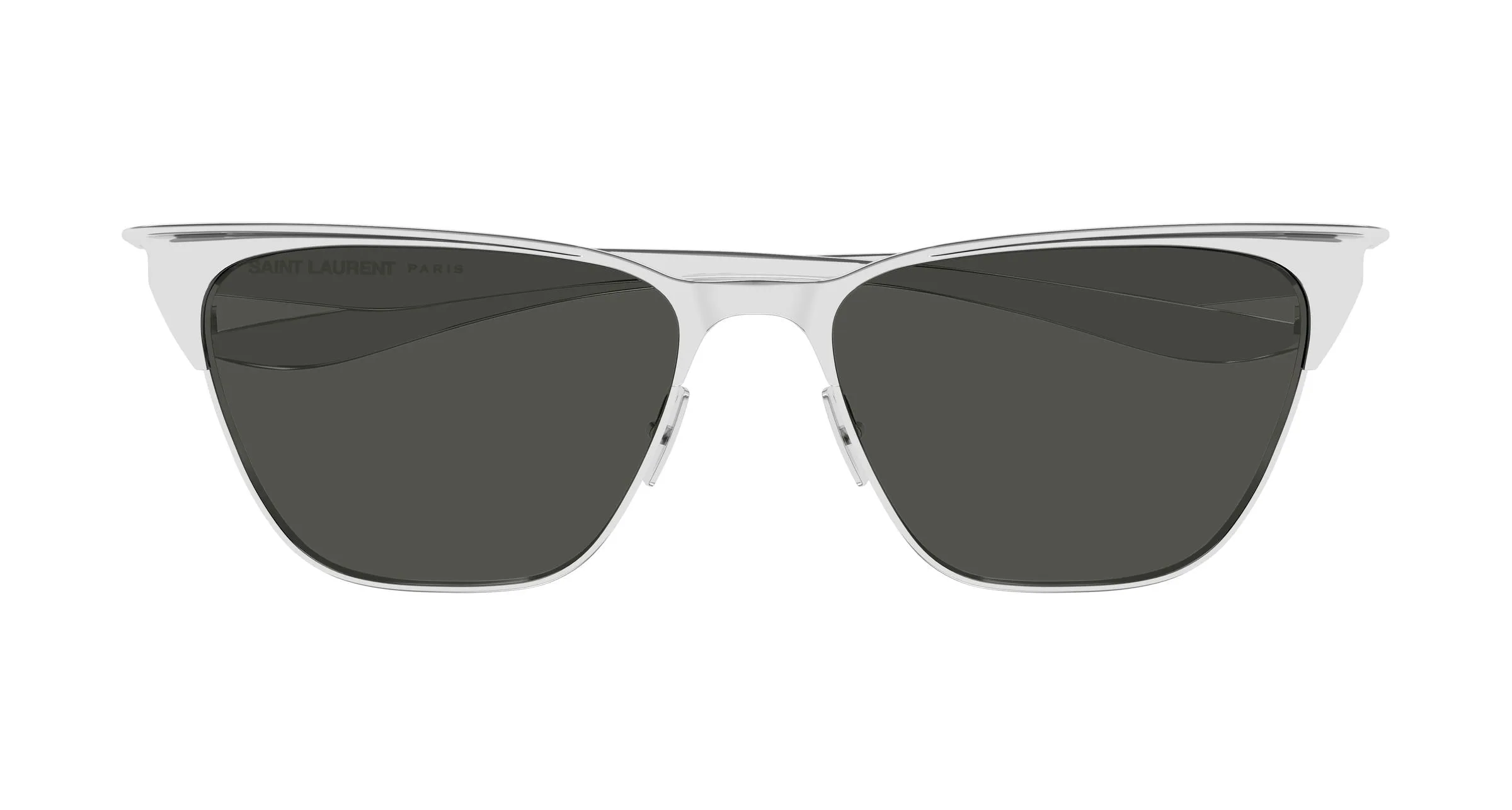 SAINT LAURENT SL 920 001 Occhiali da sole Metallo Argento Grigio Cat Eye - immagine 2