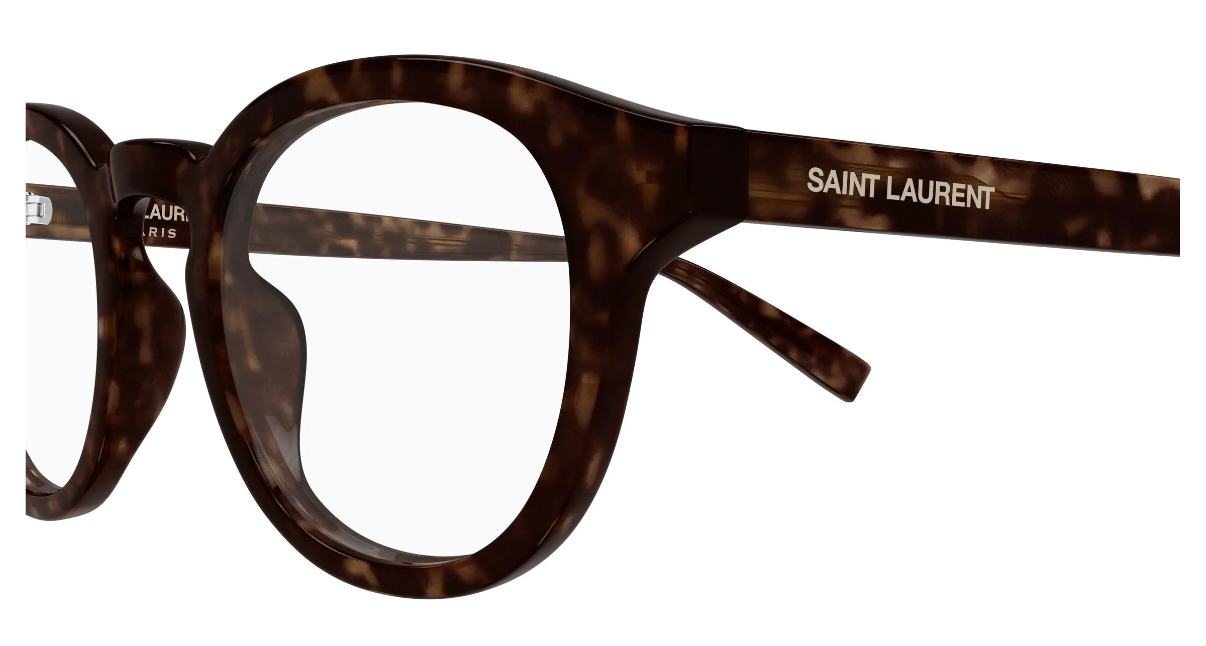 SAINT LAURENT SL 907 008 Montature da vista Acetato Havana Trasparente Cat Eye - immagine 3