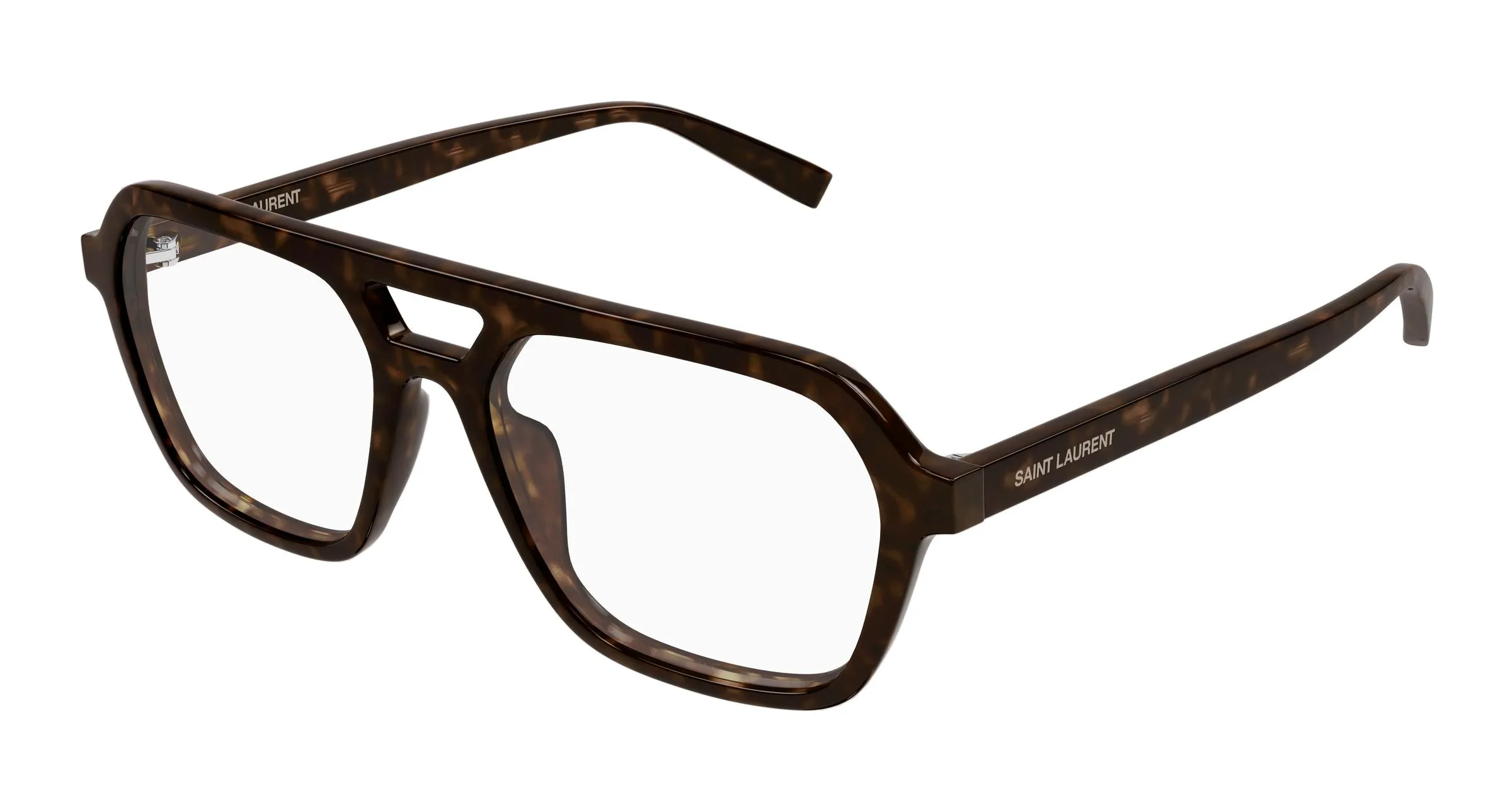 SAINT LAURENT SL 905 OPT 005 Montature da vista Acetato Havana Trasparente Squadrata - immagine 1