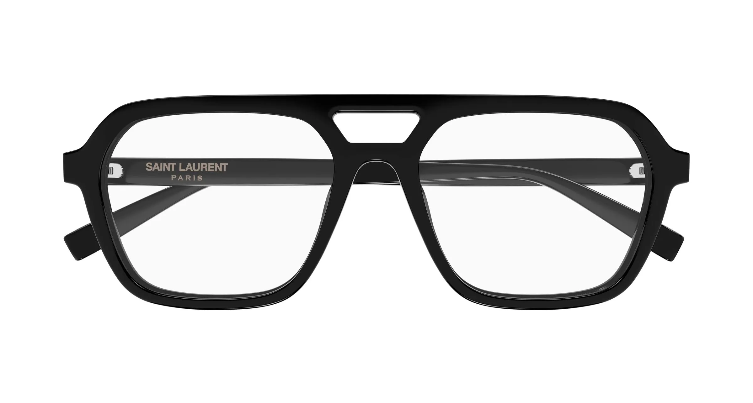 SAINT LAURENT SL 905 OPT 004 Montature da vista Acetato Nero Trasparente Squadrata - immagine 2