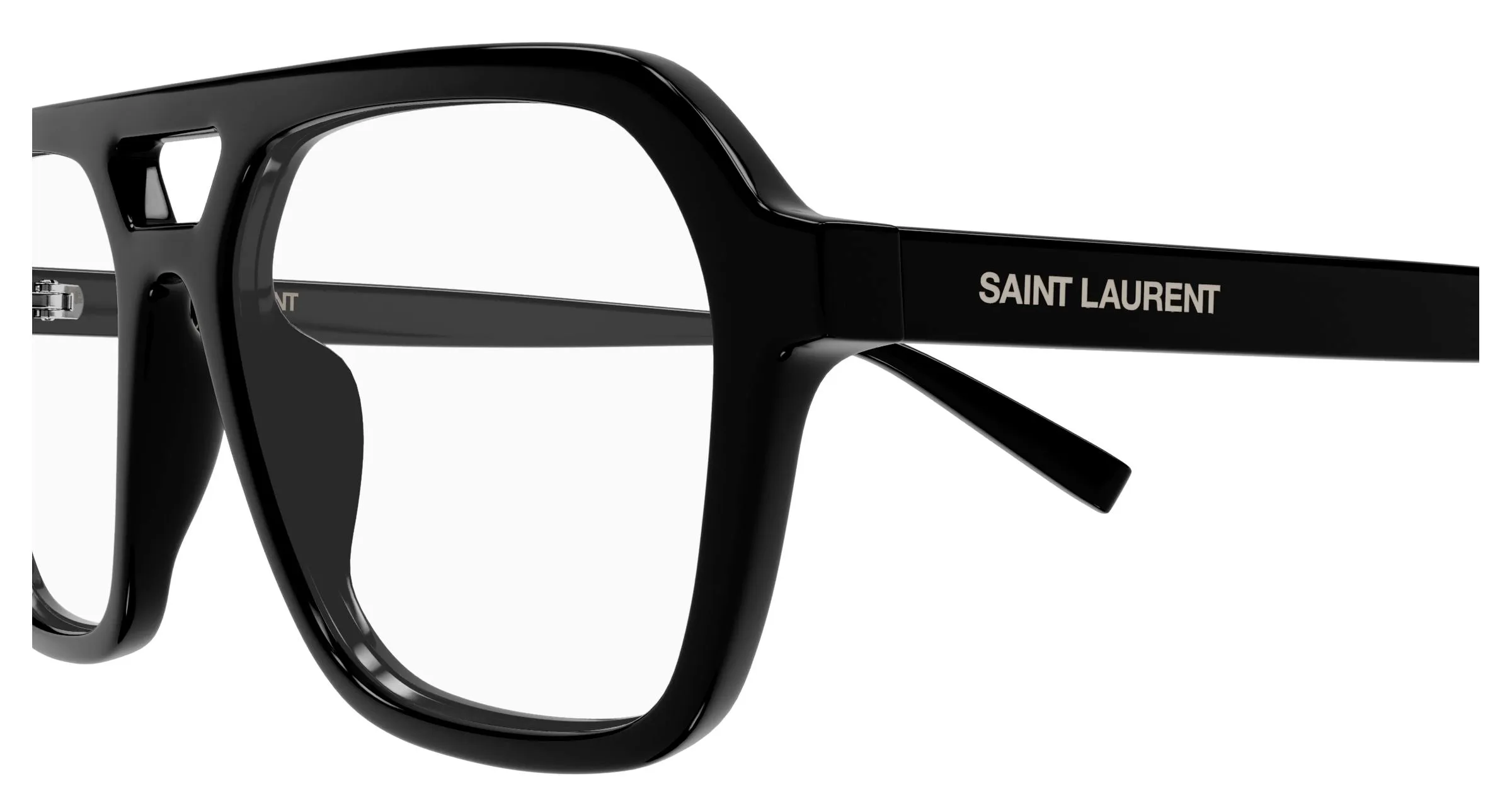 SAINT LAURENT SL 905 OPT 004 Montature da vista Acetato Nero Trasparente Squadrata - immagine 3