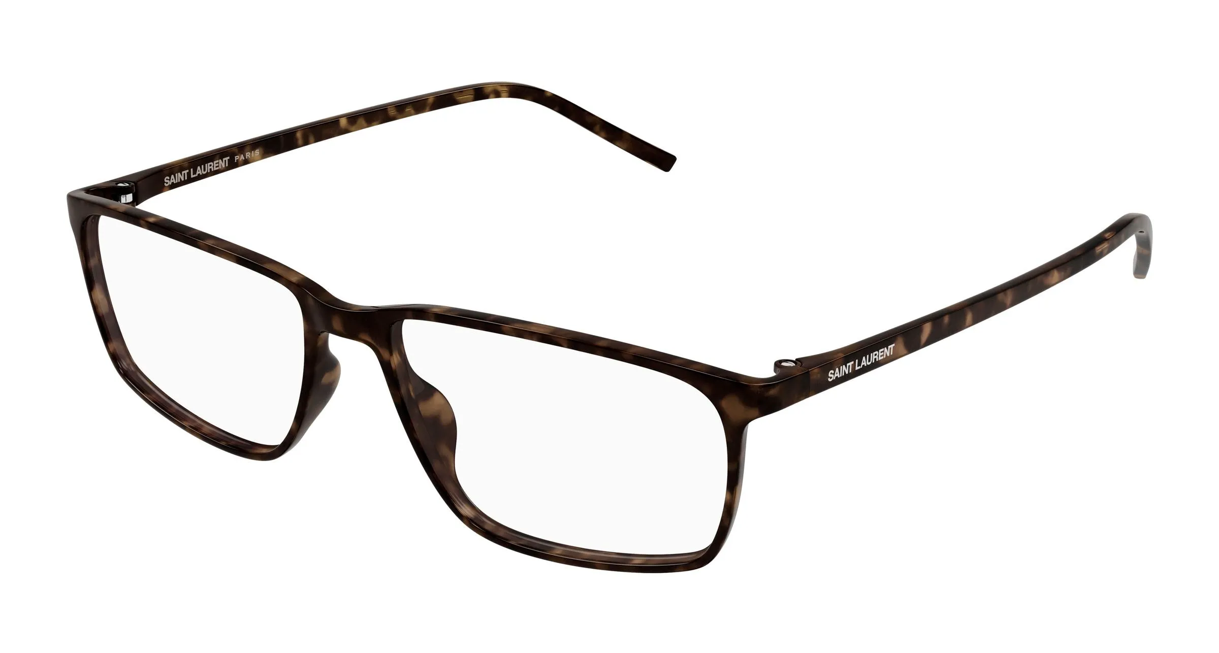 SAINT LAURENT SL 886 002 Montature da vista Bio-iniettato Havana Trasparente Squadrata - immagine 1