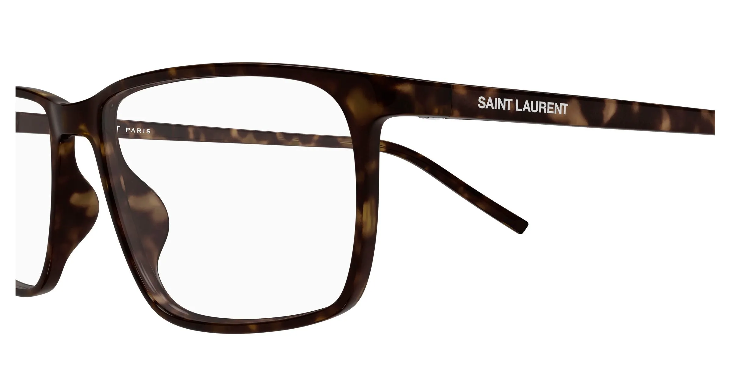 SAINT LAURENT SL 886 002 Montature da vista Bio-iniettato Havana Trasparente Squadrata - immagine 3