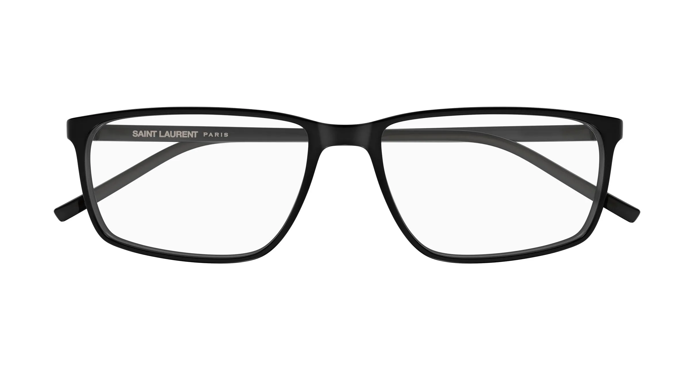 SAINT LAURENT SL 886 001 Montature da vista Bio-iniettato Nero Trasparente Squadrata - immagine 2