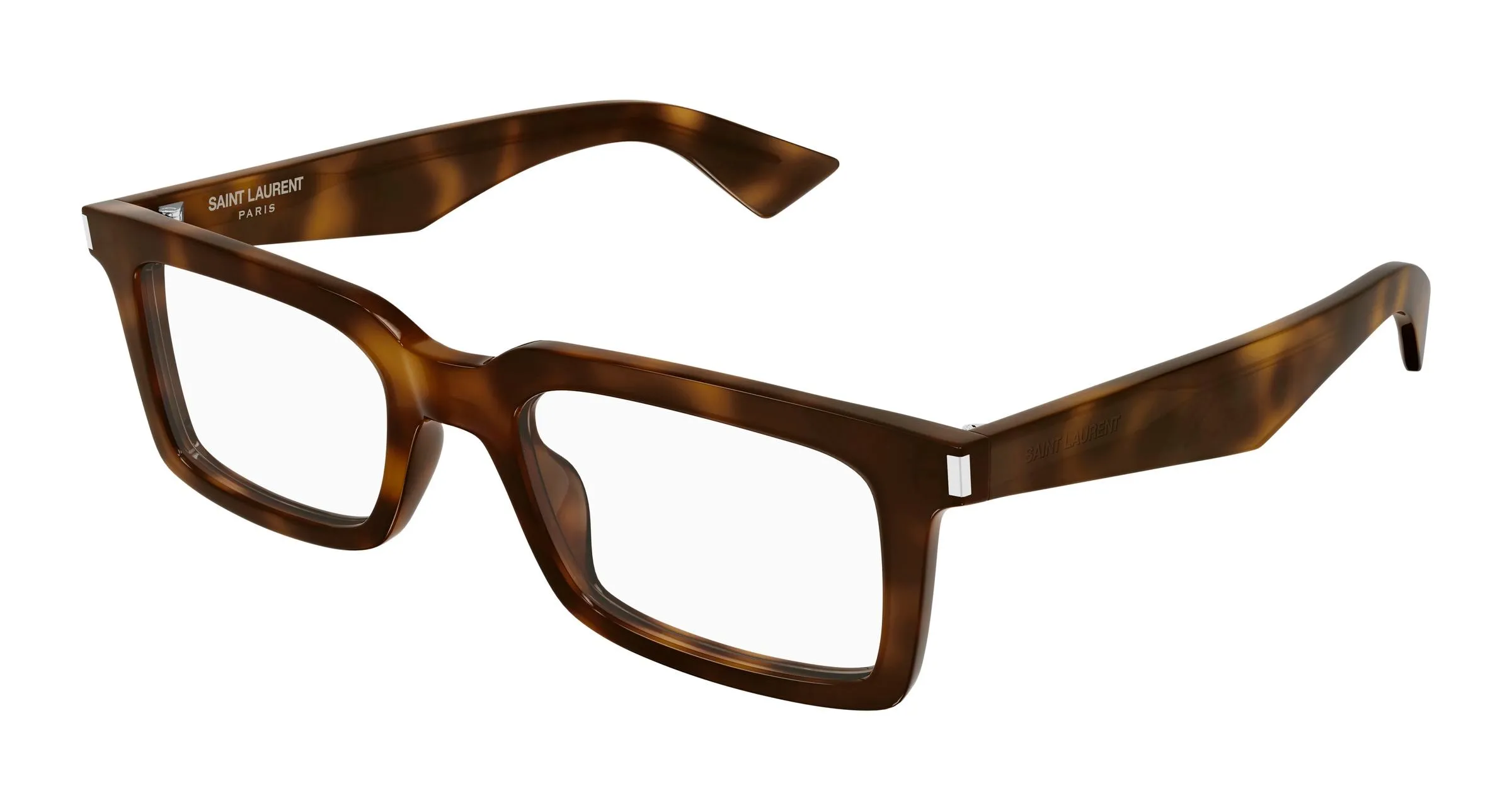 SAINT LAURENT SL 860 OPT 002 Montature da vista Acetato Havana Trasparente Squadrata - immagine 1