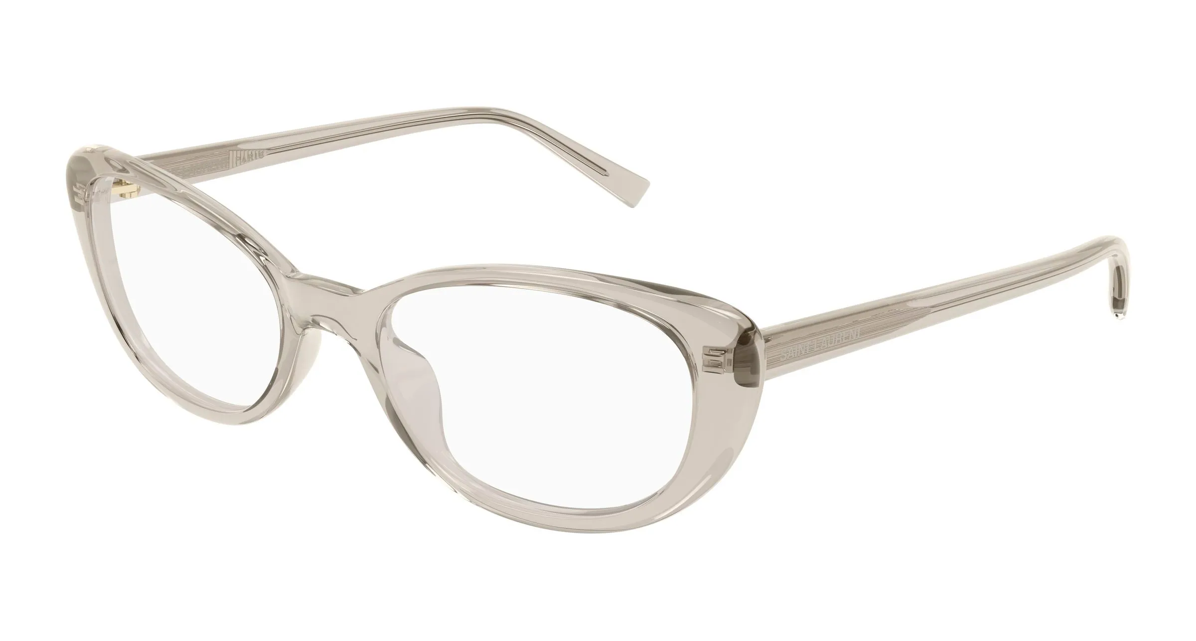 SAINT LAURENT SL 822 OPT 006 Montature da vista Acetato Beige Trasparente Cat Eye Antiriflesso - immagine 1