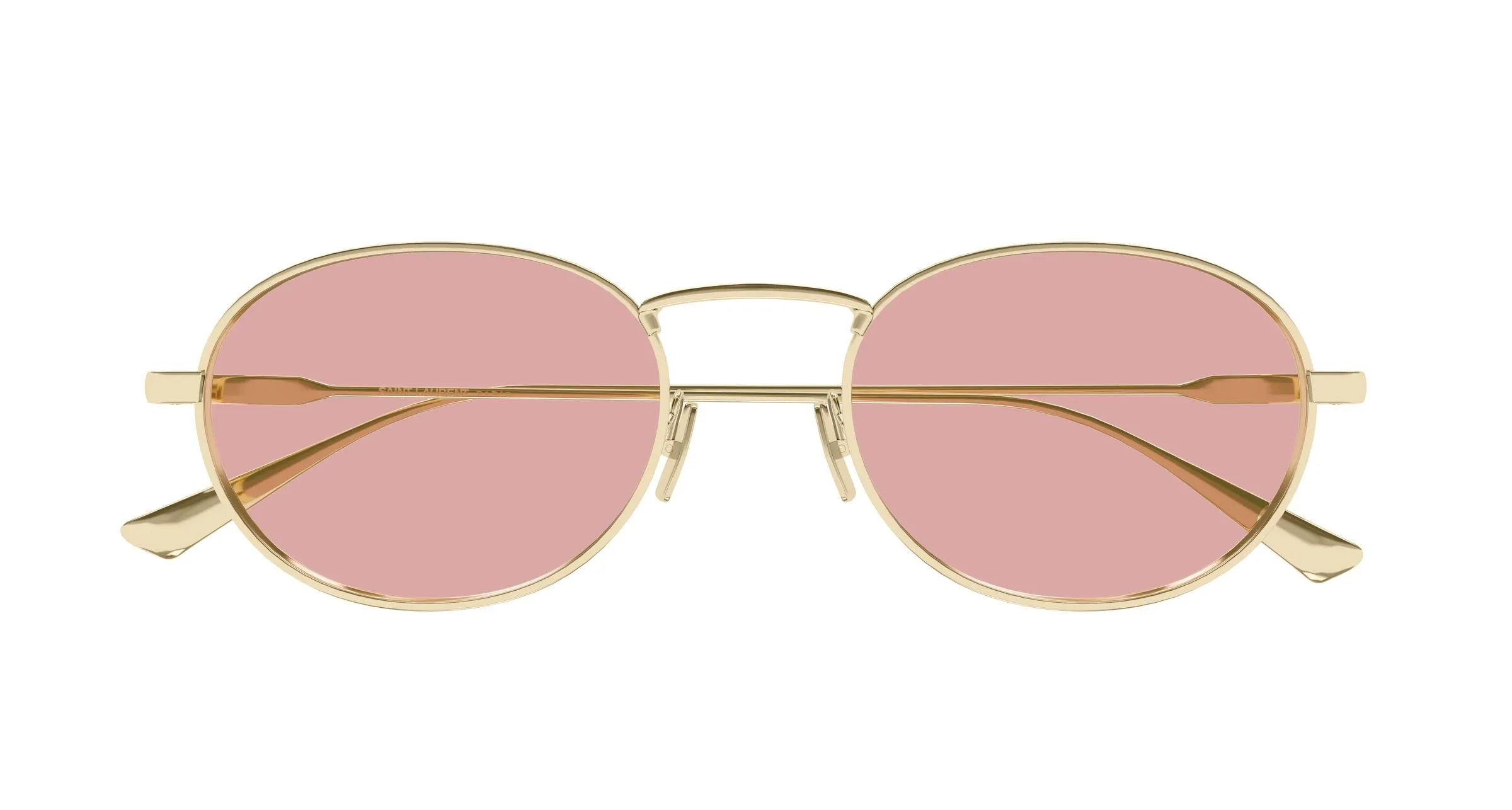 SAINT LAURENT SL 799 006 Occhiali da sole Metallo Oro Rosa Rotonda - immagine 2