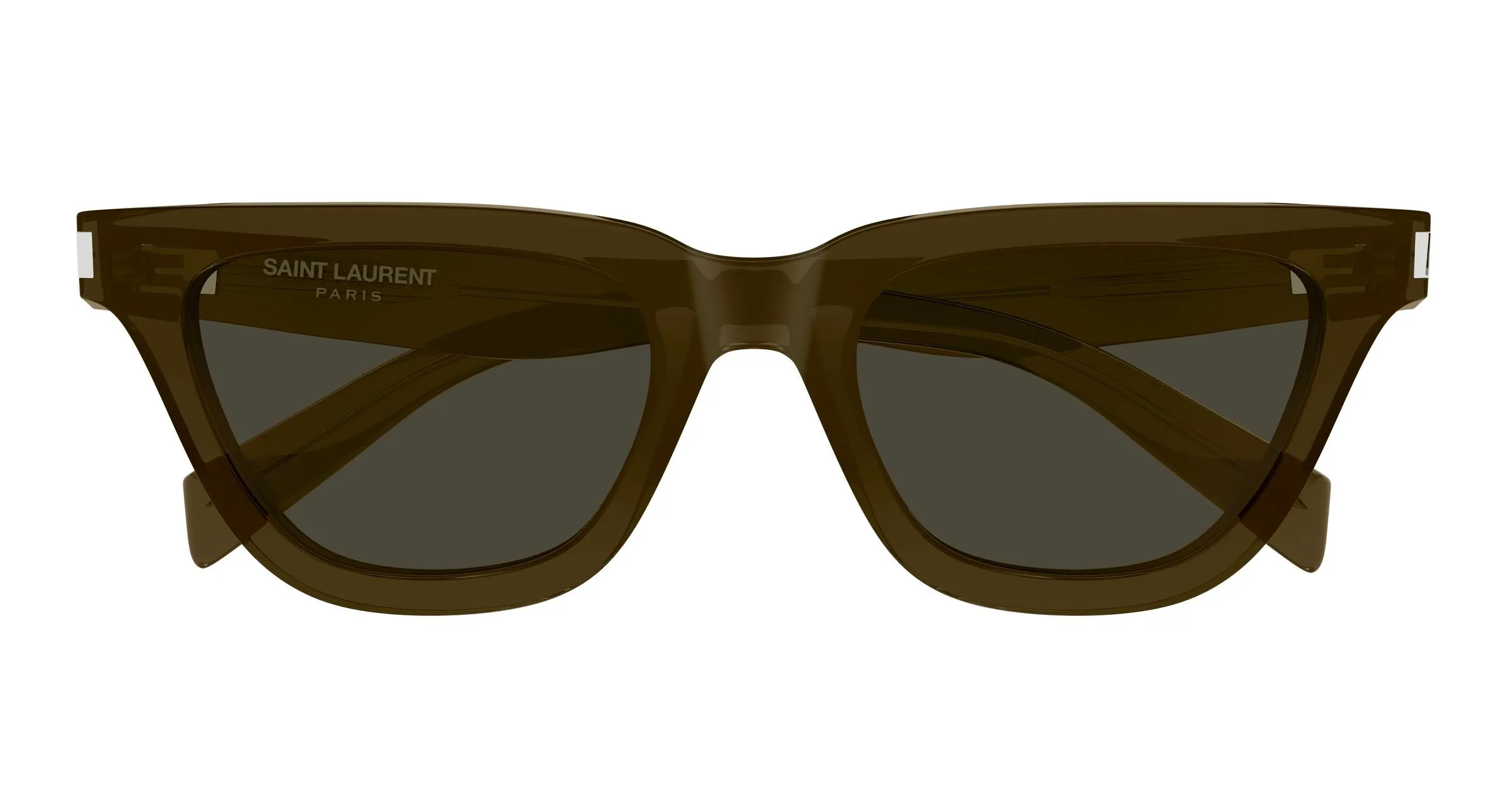 SAINT LAURENT SL 462 SULPICE 021 Occhiali da sole Acetato Marrone Grigio Cat Eye - immagine 2