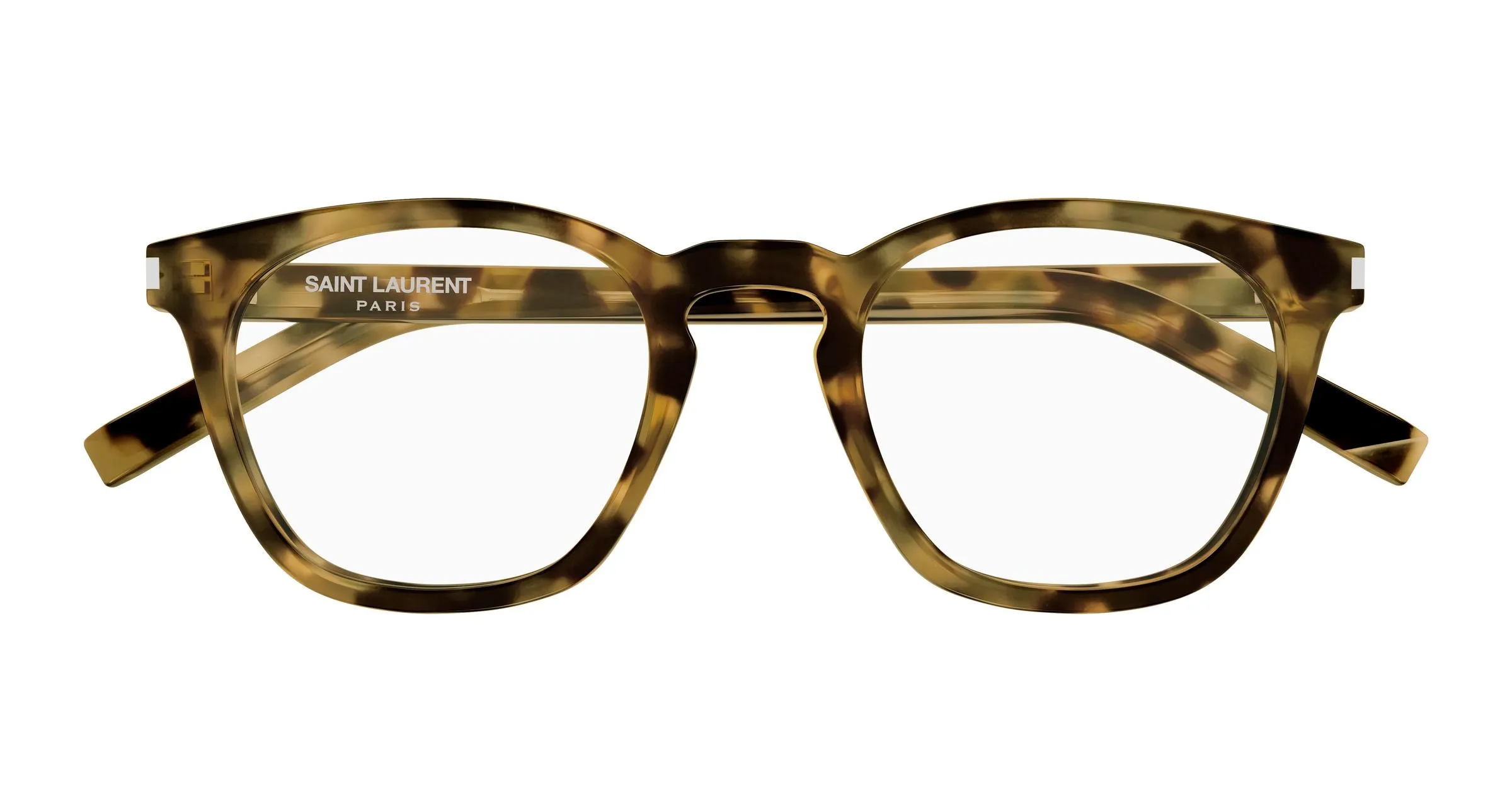 SAINT LAURENT SL 28 OPT 017 Montature da vista Acetato Havana Trasparente Rotonda - immagine 2