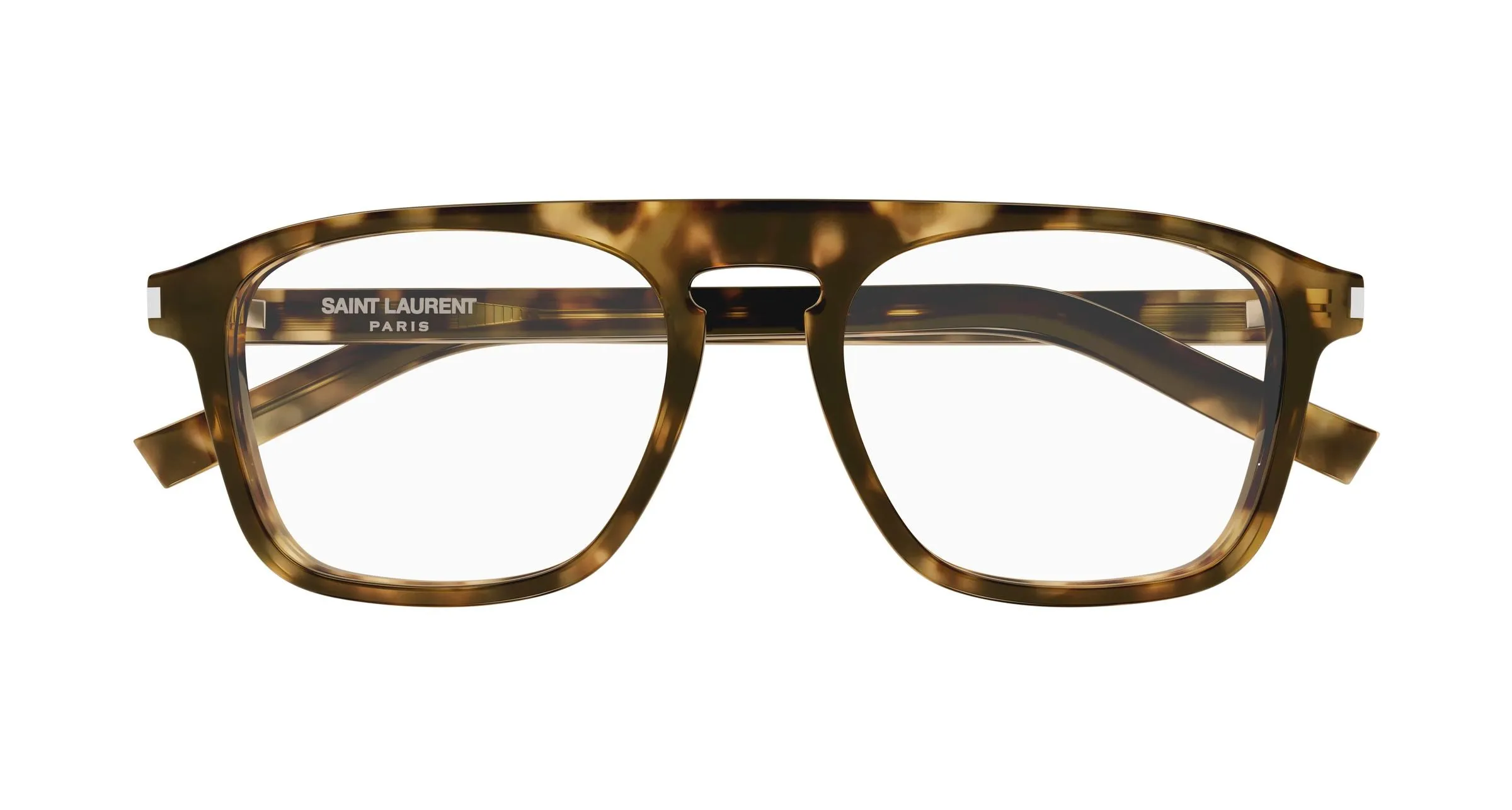SAINT LAURENT SL 157 013 Montature da vista Acetato Havana Trasparente Squadrata - immagine 2