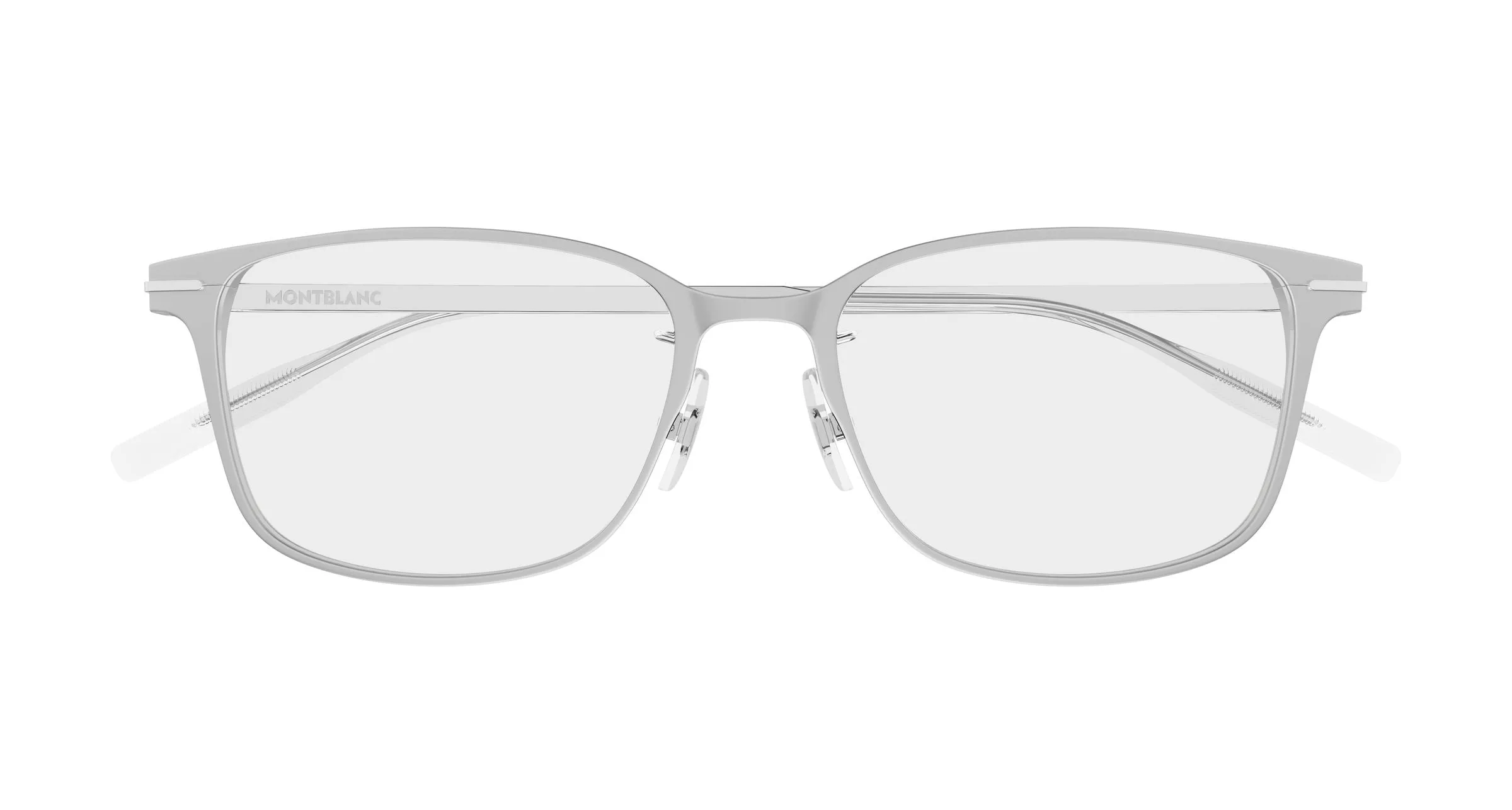 Montblanc MB0532OJ 004 Montature da vista Alluminio Argento Trasparente Squadrata - immagine 2