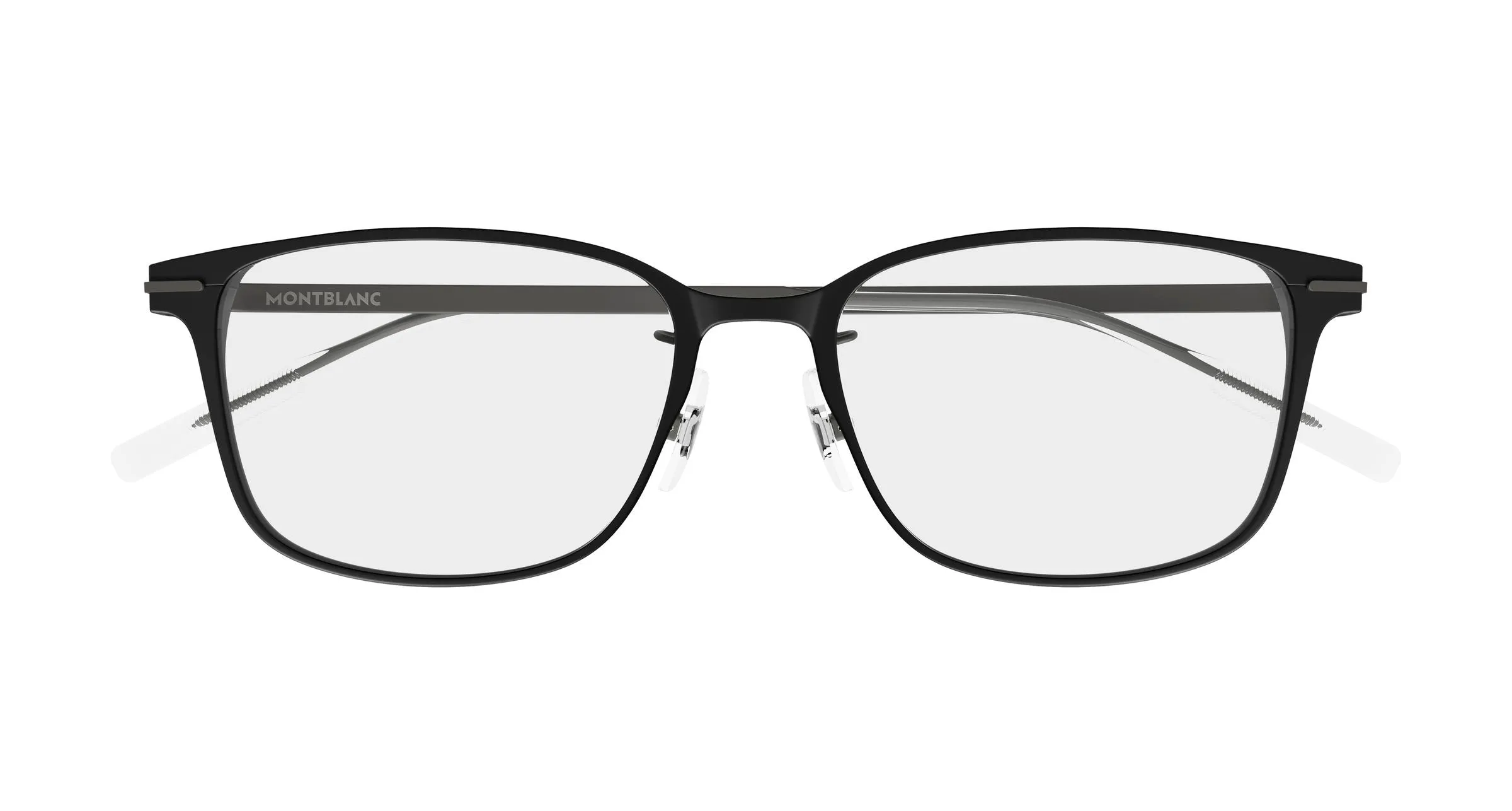 Montblanc MB0532OJ 002 Montature da vista Alluminio Nero Trasparente Squadrata - immagine 2