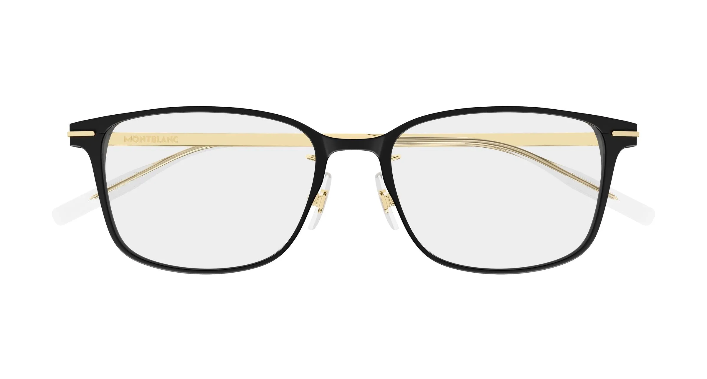 Montblanc MB0532OJ 001 Montature da vista Alluminio Nero Trasparente Squadrata - immagine 2