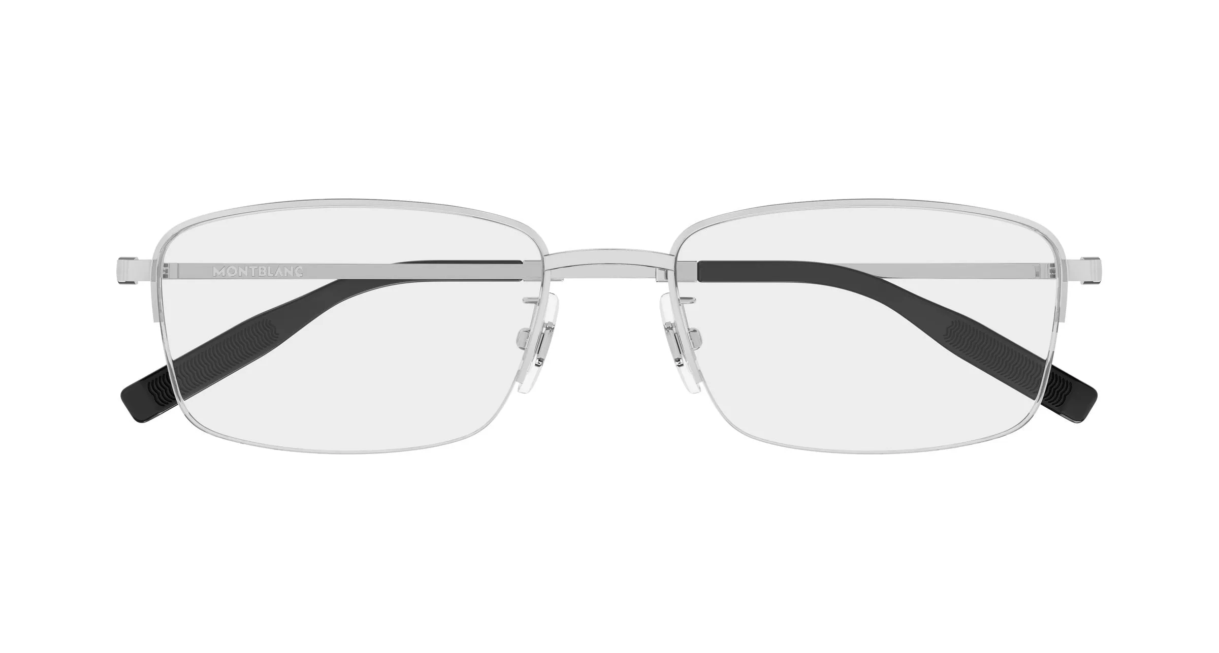 Montblanc MB0529OA 006 Montature da vista Titanio Rutenio Trasparente Squadrata - immagine 2