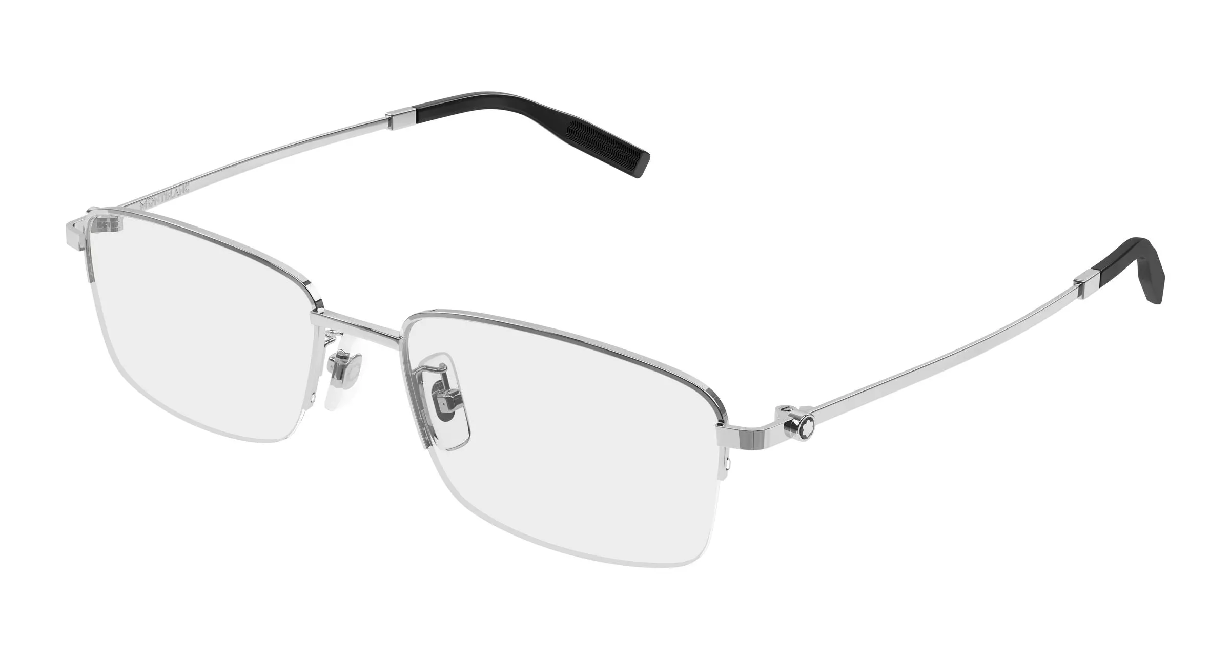 Montblanc MB0529OA 003 Montature da vista Titanio Rutenio Trasparente Squadrata - immagine 1