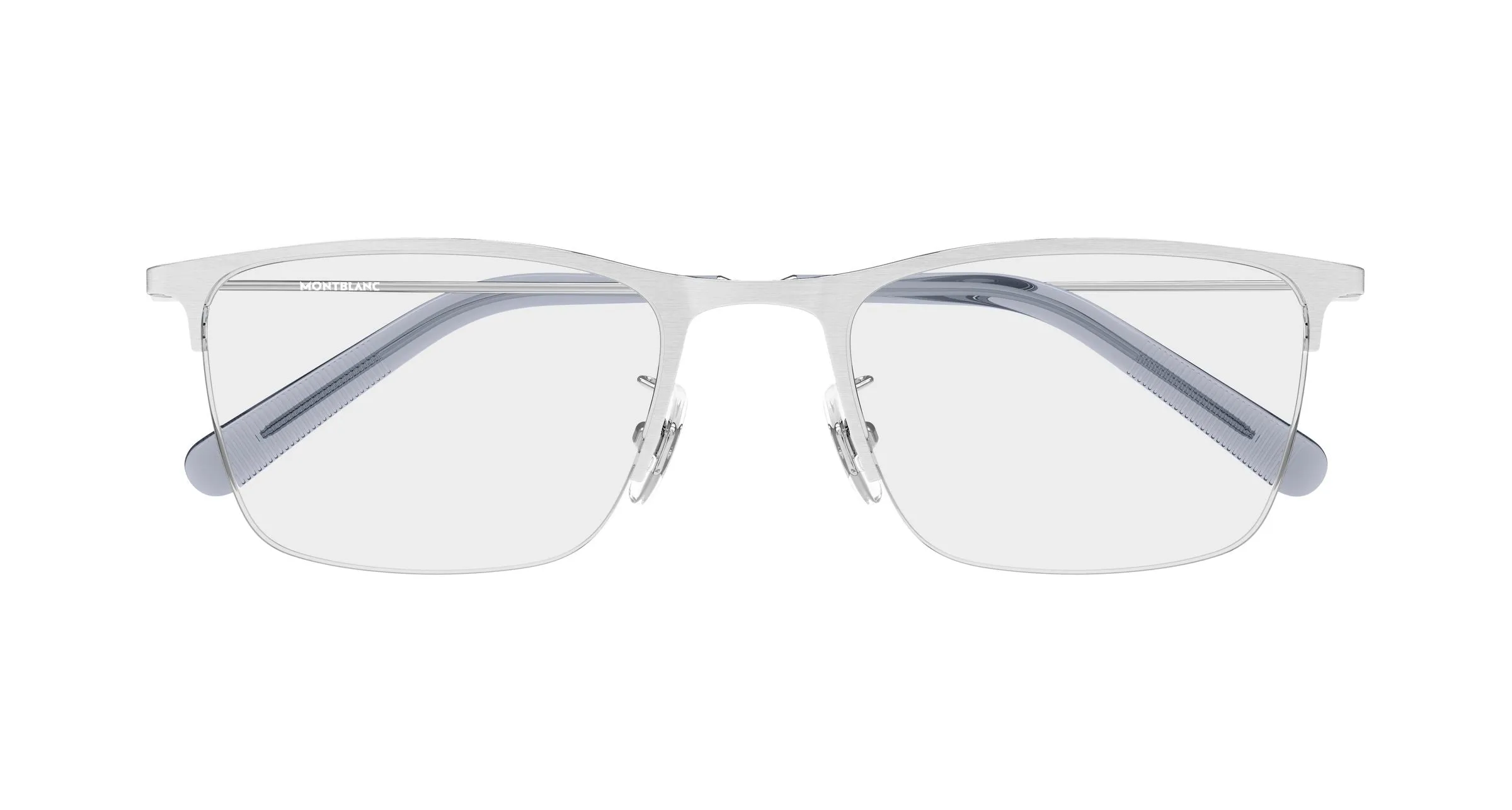 Montblanc MB0502OL 006 Montature da vista Metallo Argento Trasparente Squadrata - immagine 2