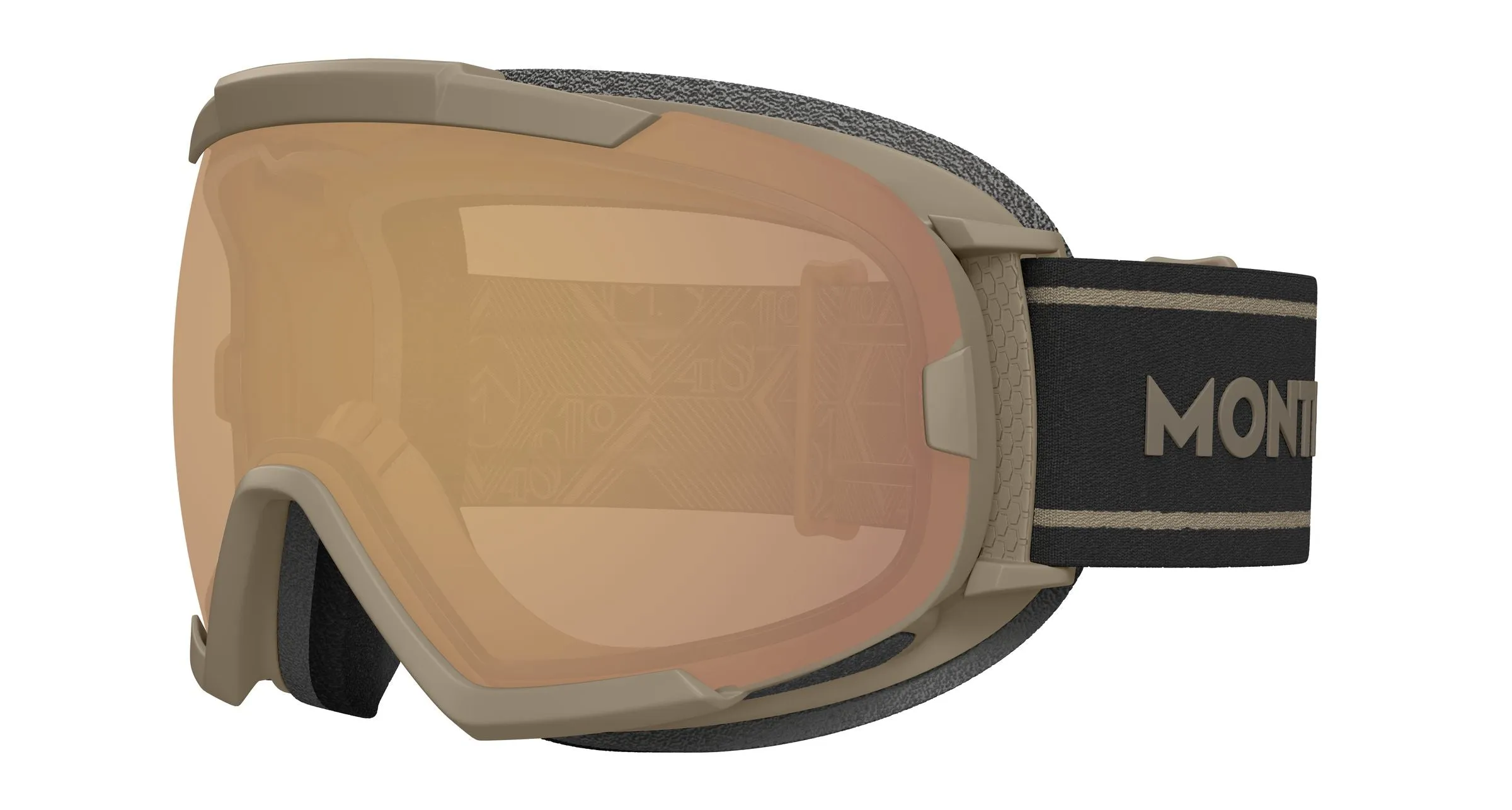 Montblanc MB0380S 002 Occhiali da sole Iniettato Beige Rosa Avvolgente Fotocromatico - immagine 3