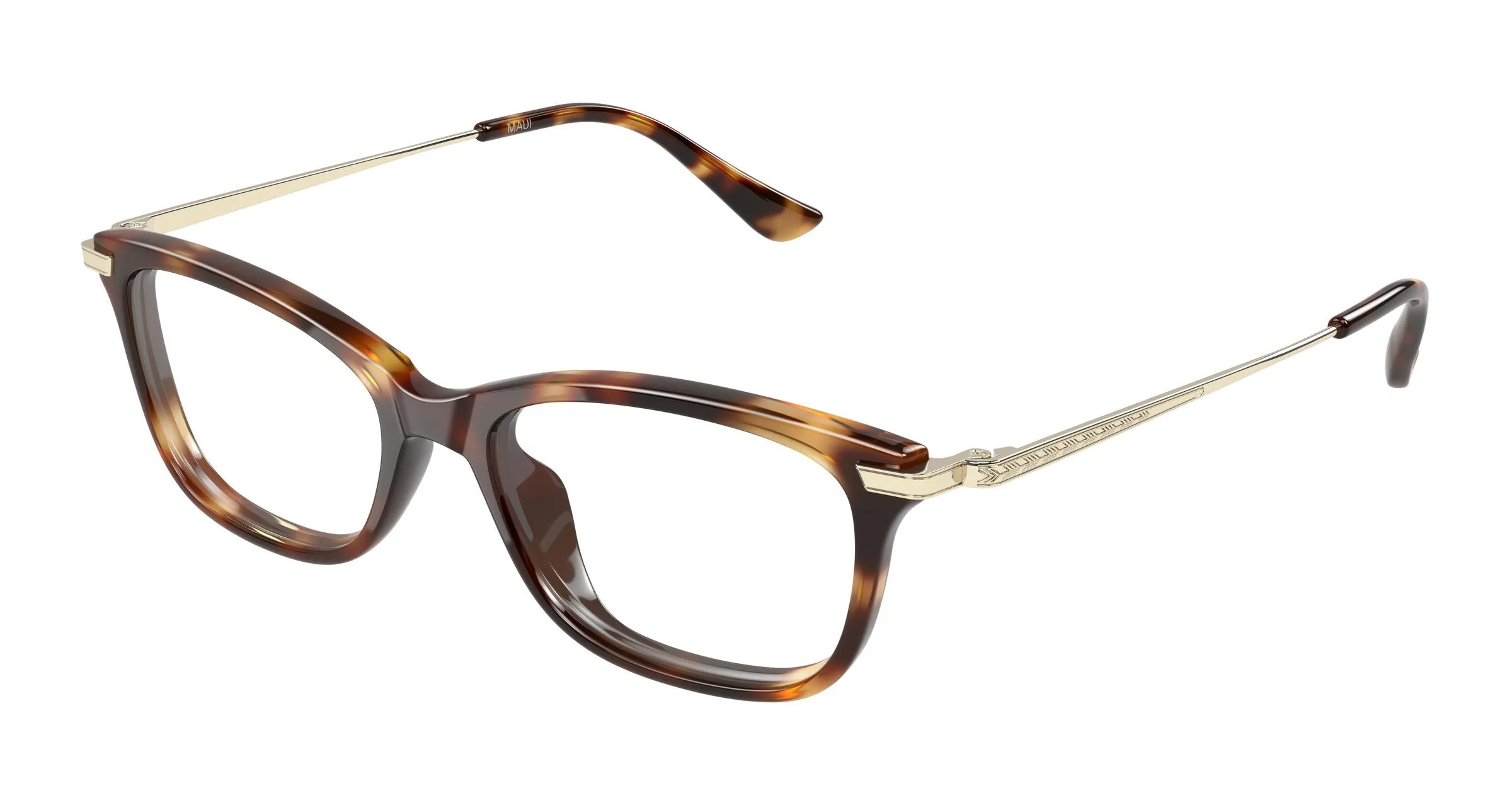 Maui Jim MJ2183O 004 Montature da vista Acetato Havana Trasparente Squadrata - immagine 1