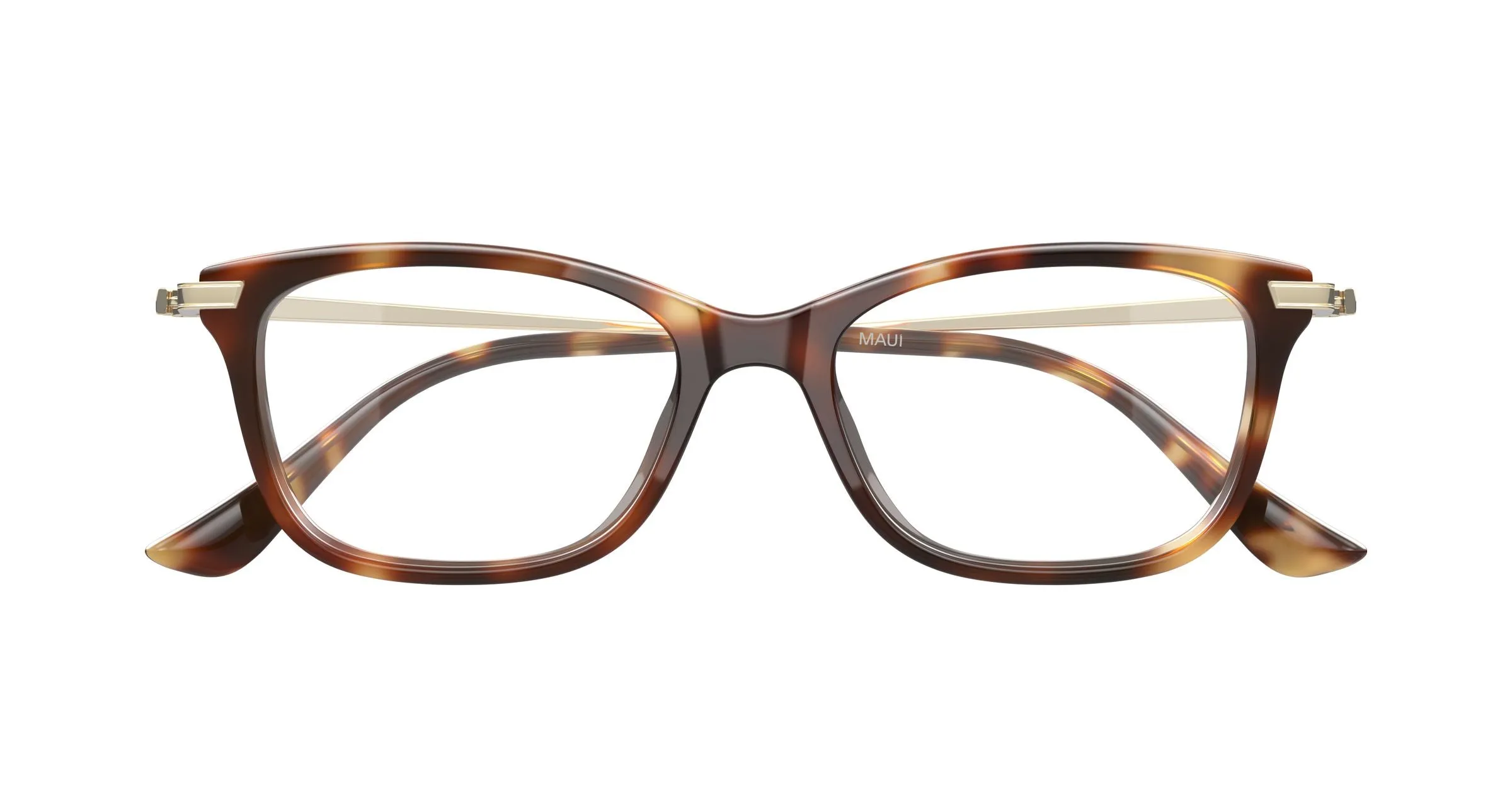Maui Jim MJ2183O 004 Montature da vista Acetato Havana Trasparente Squadrata - immagine 2