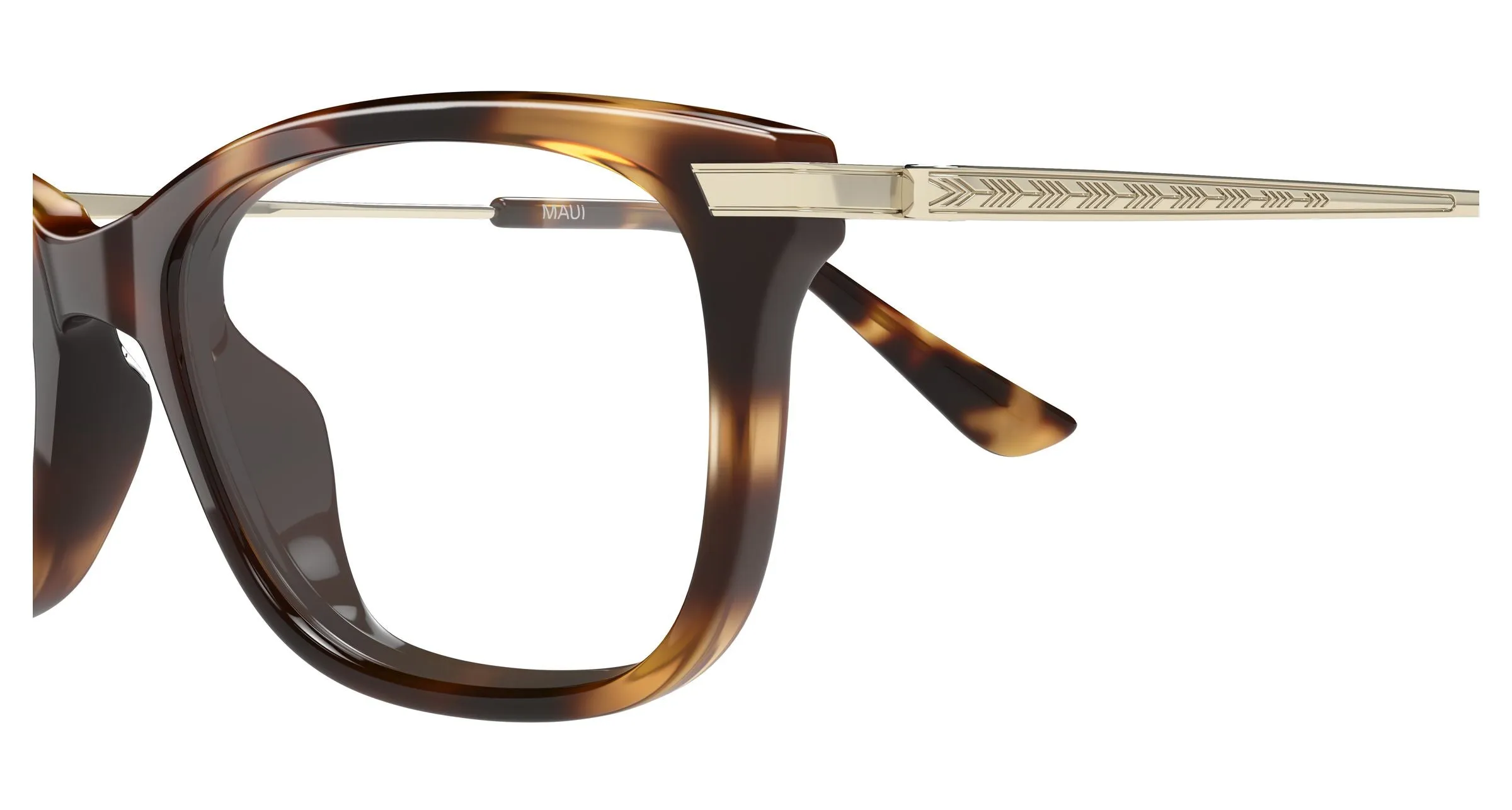 Maui Jim MJ2183O 004 Montature da vista Acetato Havana Trasparente Squadrata - immagine 3
