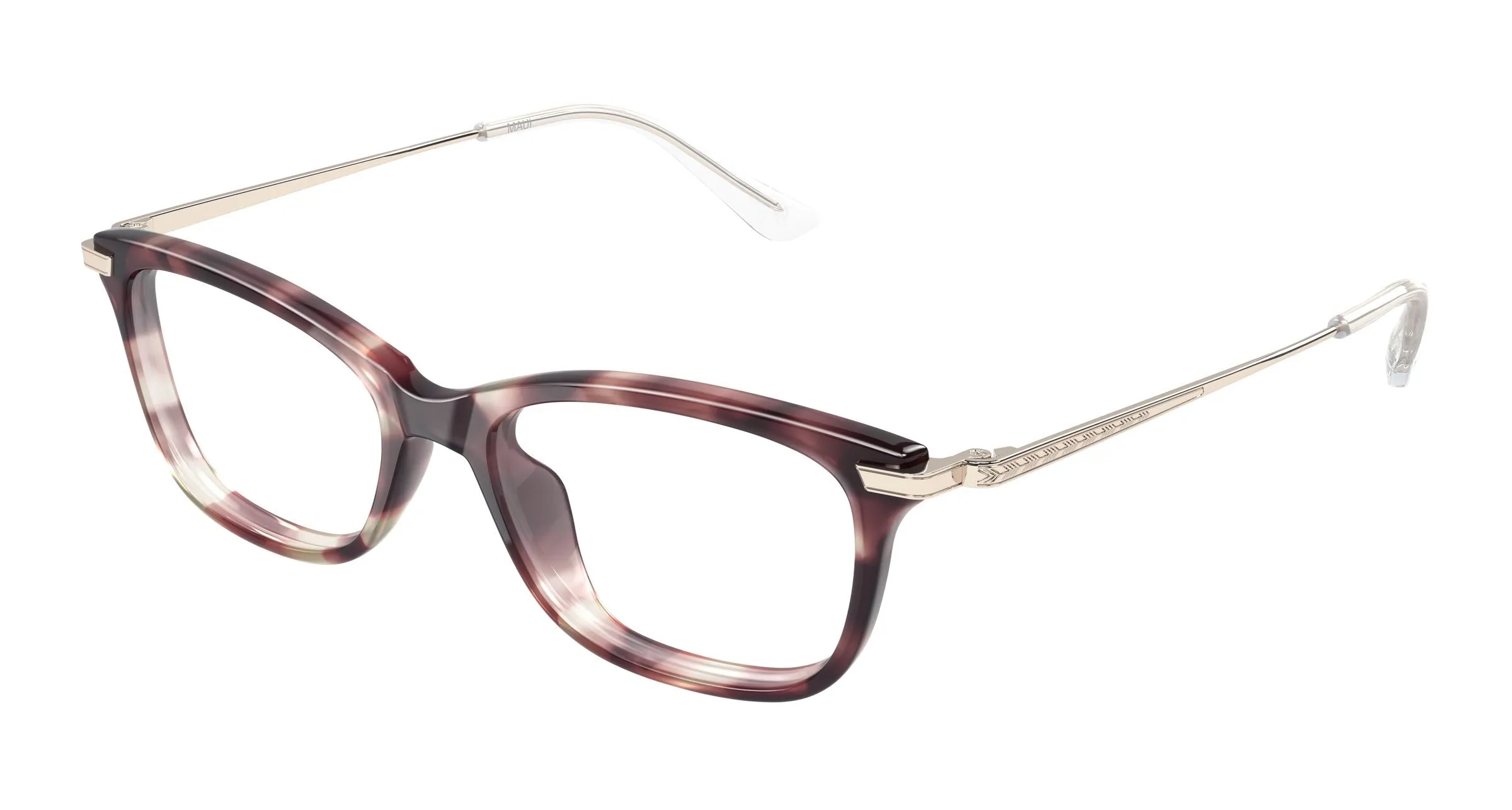 Maui Jim MJ2183O 003 Montature da vista Acetato Havana Trasparente Squadrata - immagine 1